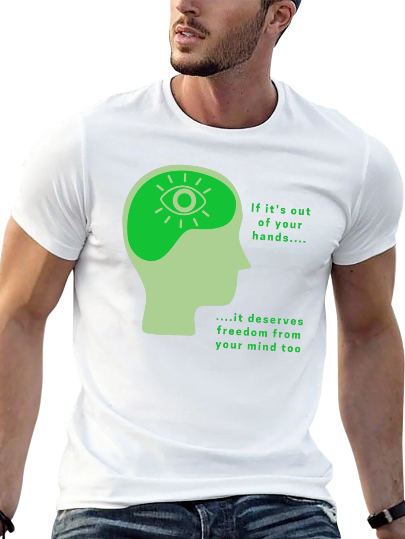 Mind Freedom T-Shirt - Black Graphic Tee