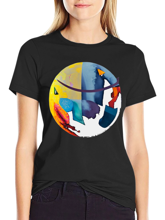 Abstract Art Graphic Tee - Modern Stylish Shirt