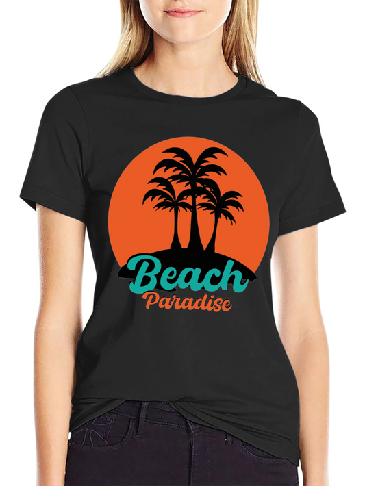 Beach Paradise Graphic T-Shirt