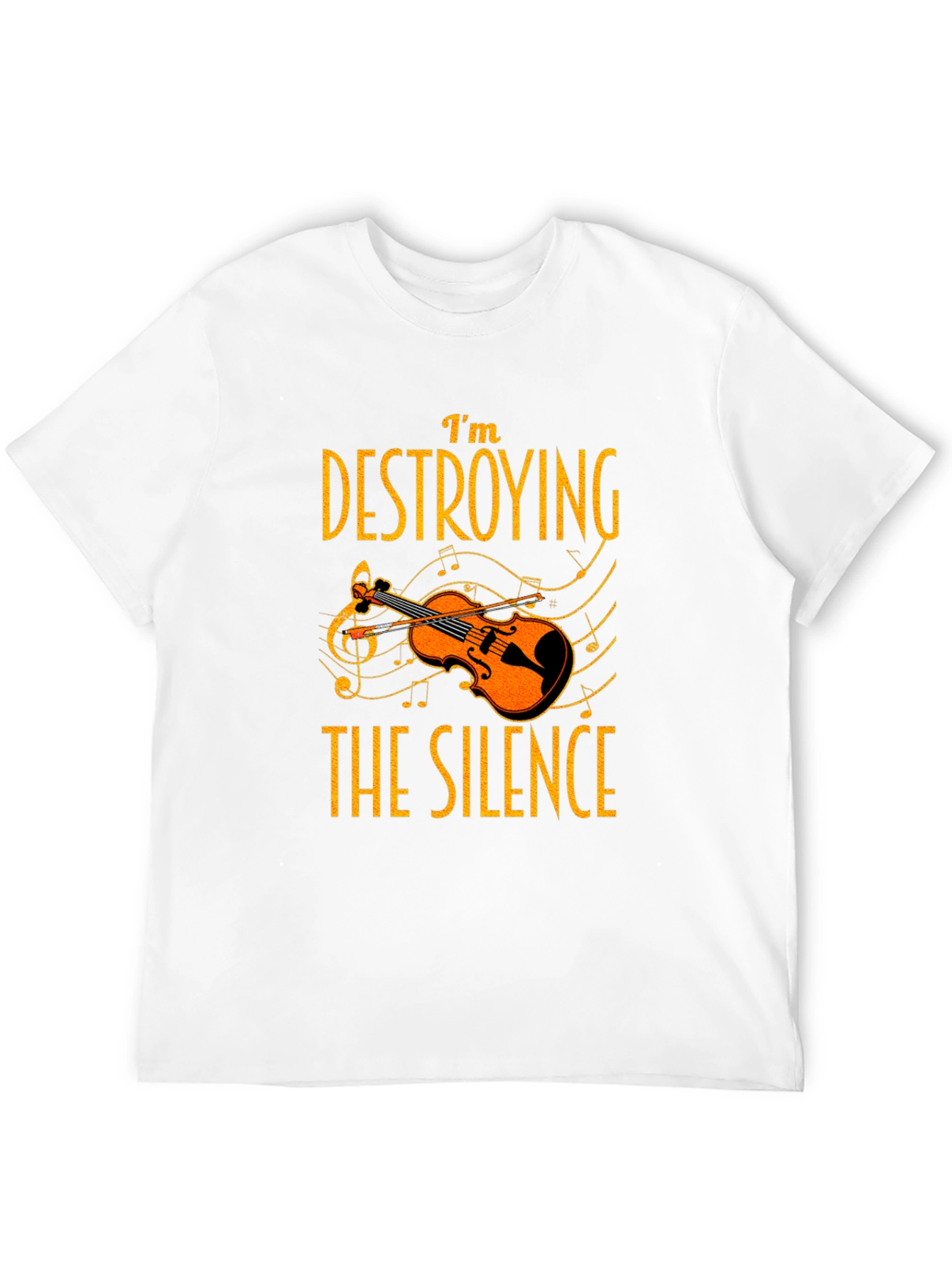 Im Destroying the Silence T-Shirt Music Lover Tee