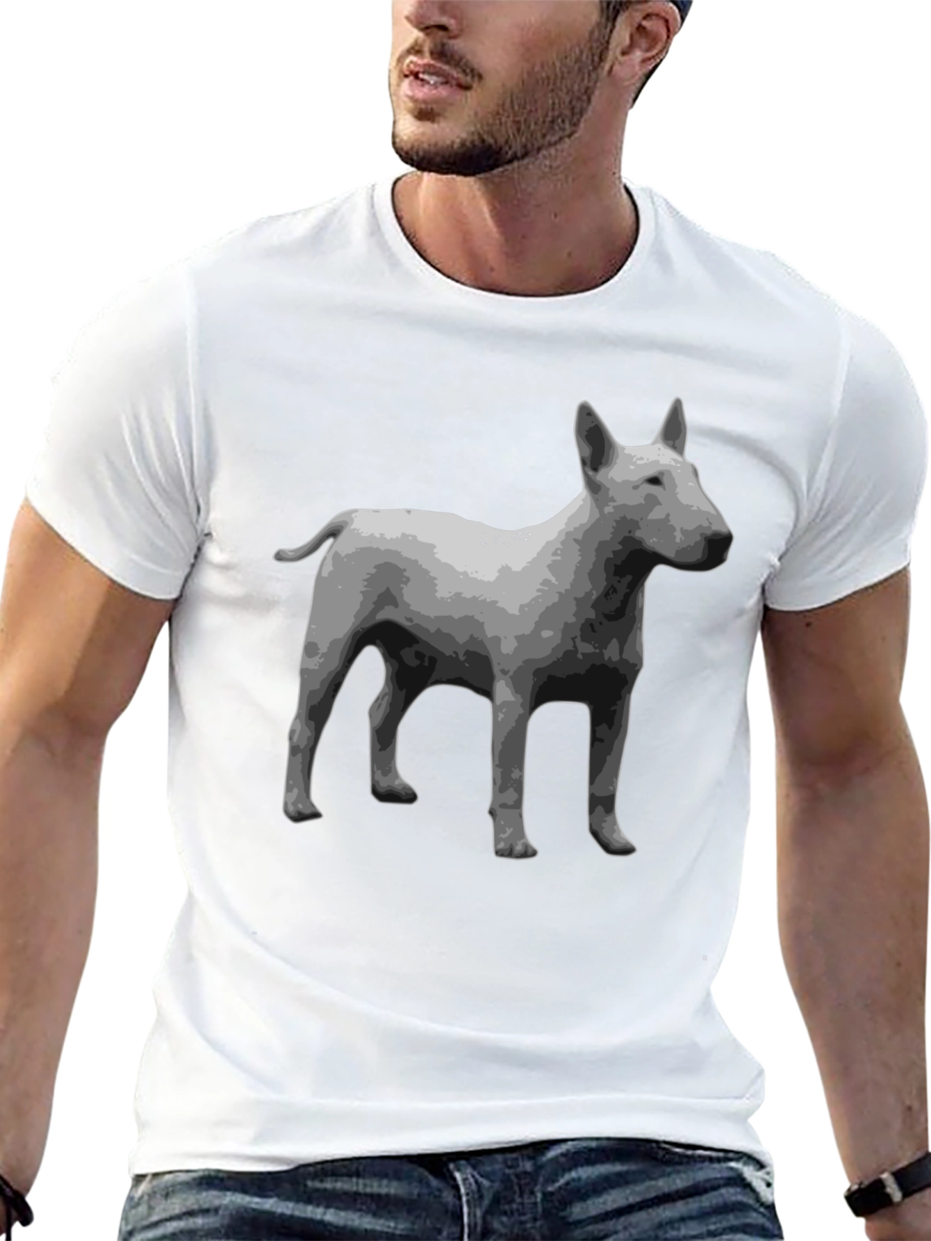Cool Dog Graphic Tee - Black