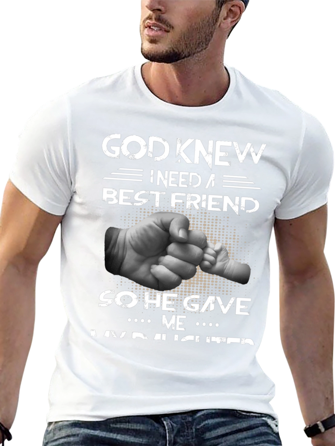 God Knew Best Friend Daughter Graphic Tee