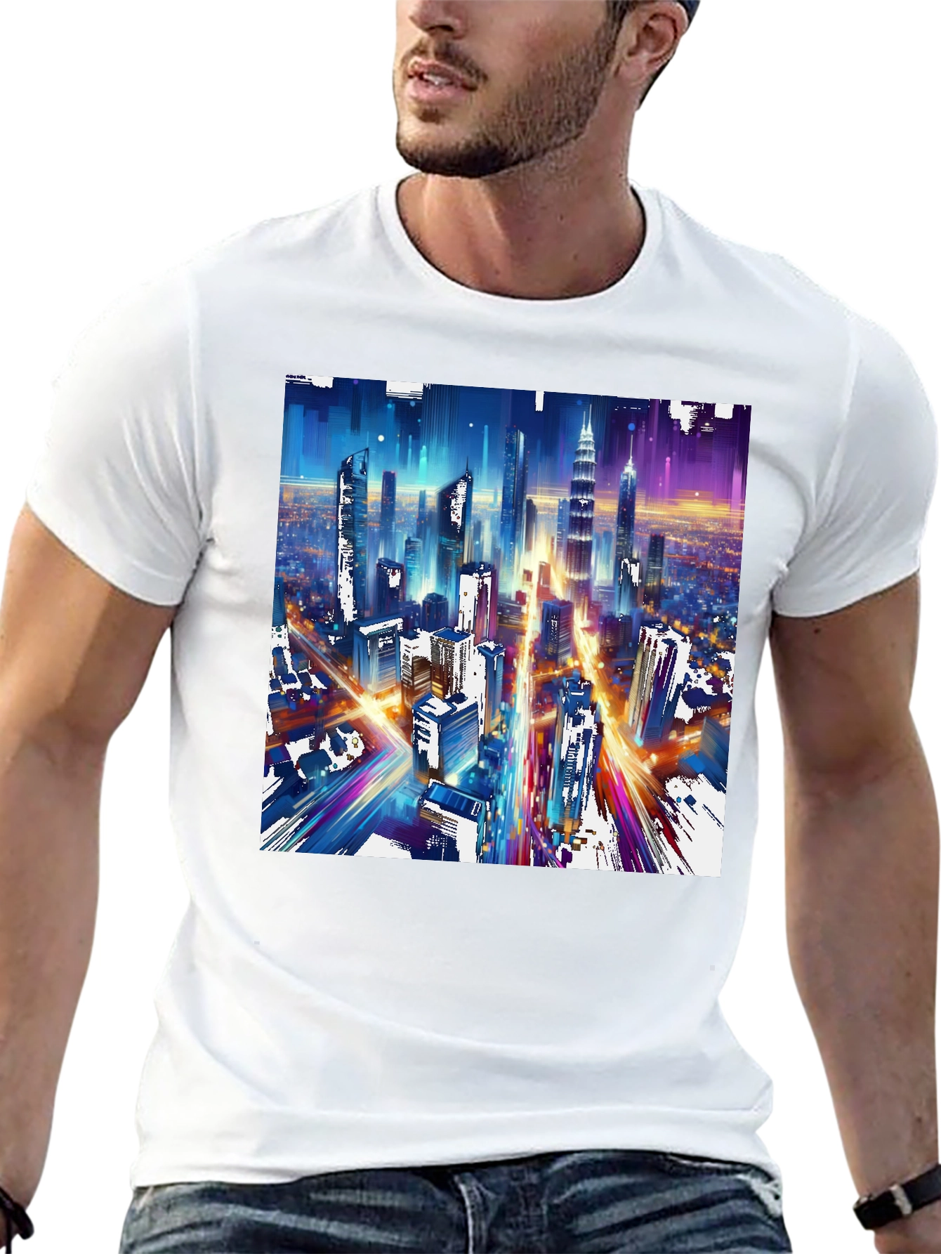 Cityscape Graphic T-Shirt