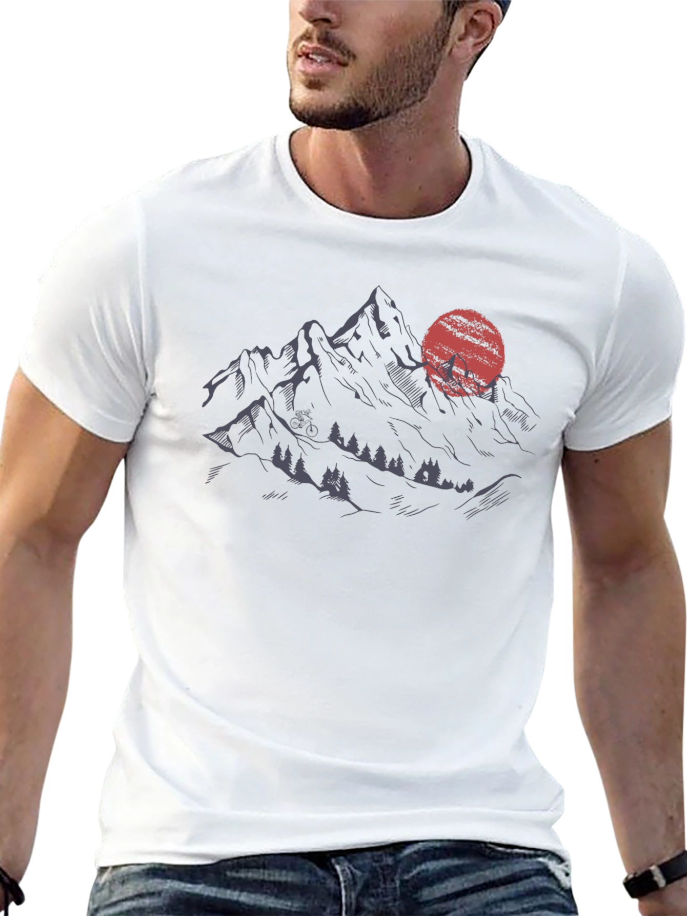 Mountain Bike Adventure Graphic Tee