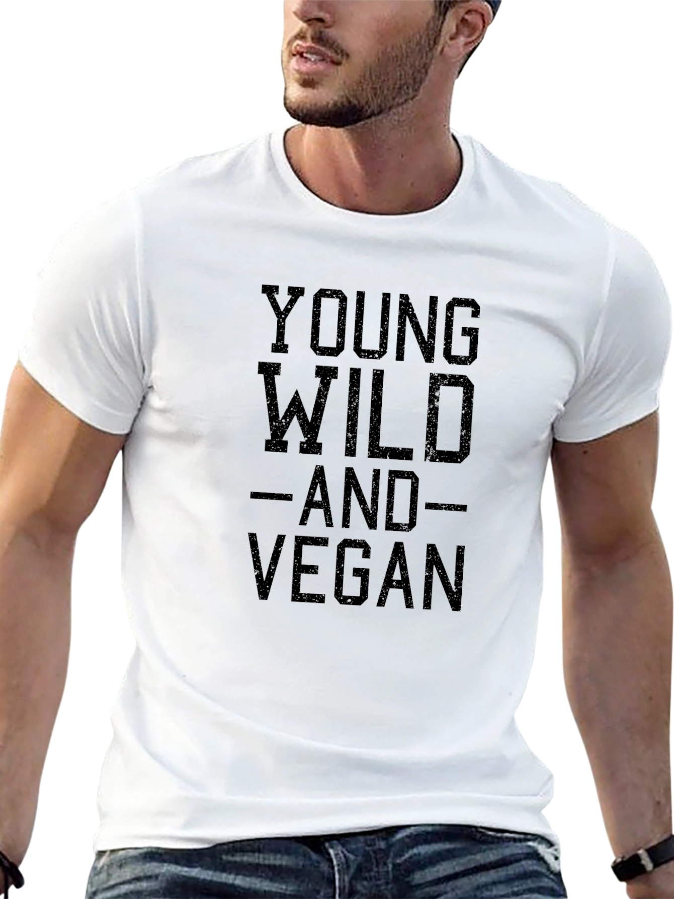 Young Wild and Vegan T-Shirt