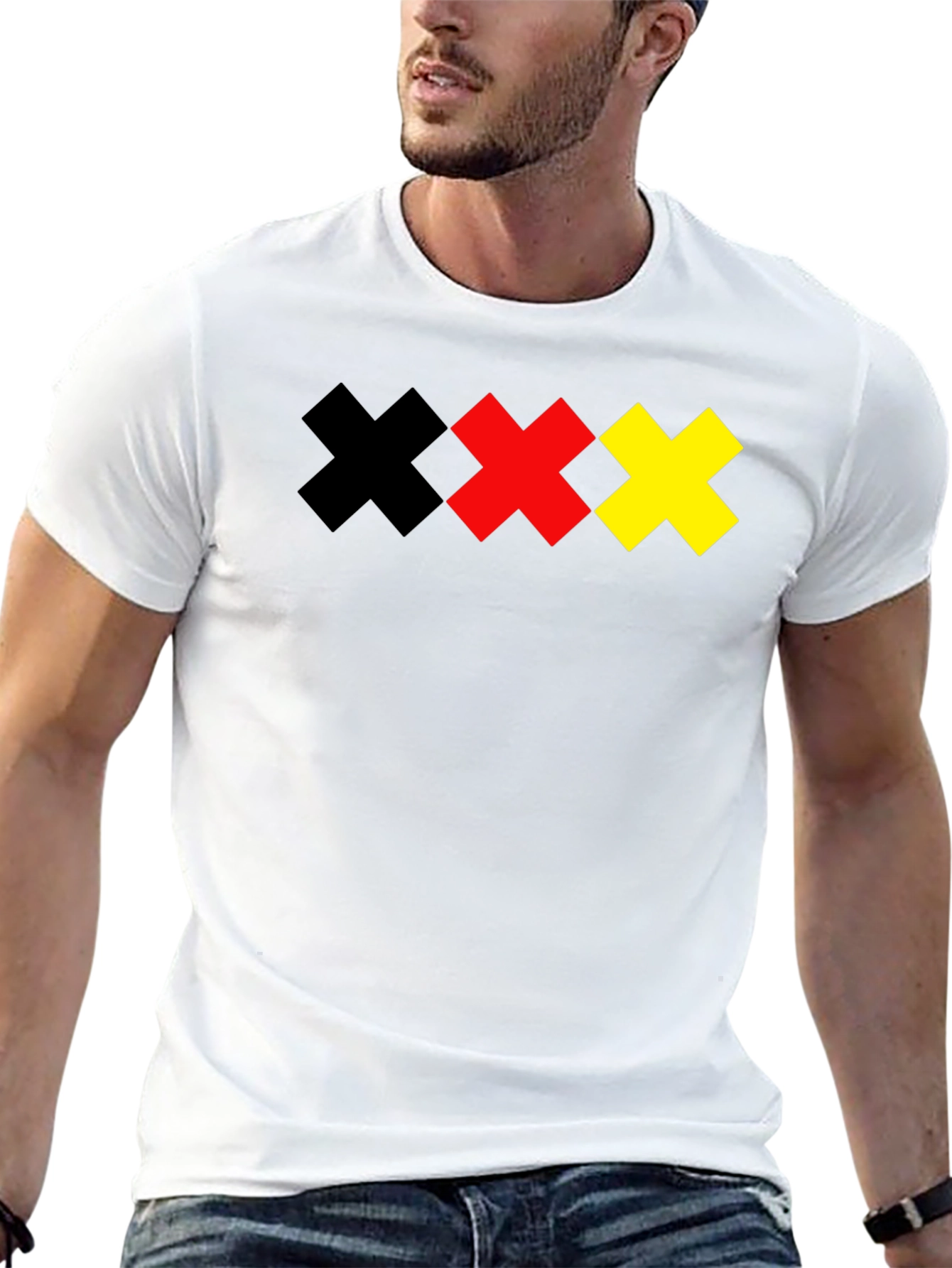 Amsterdam XXX T-Shirt - Black Cotton Graphic Tee