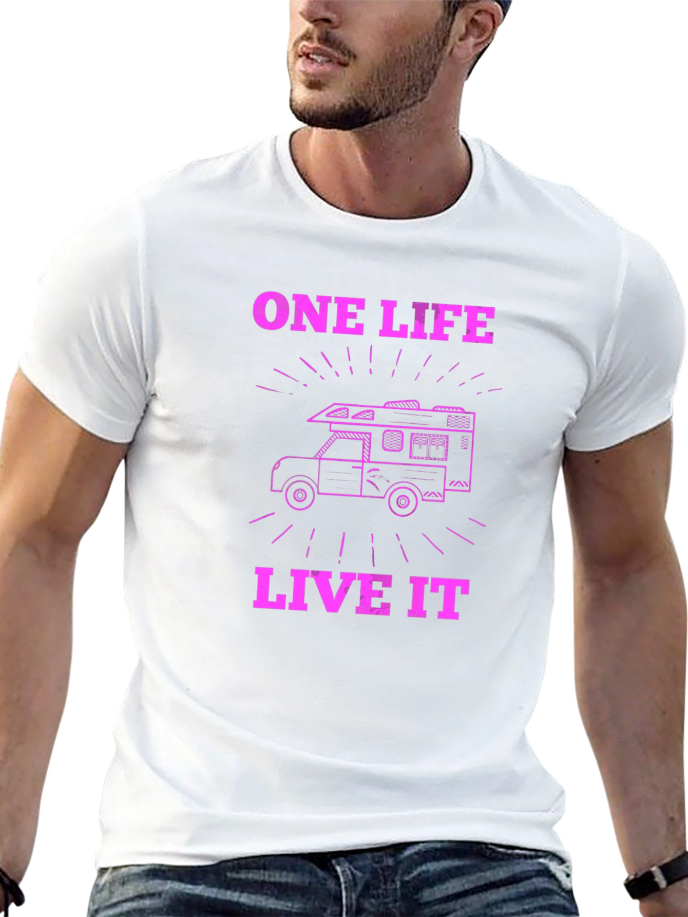One Life Live It RV Graphic T-Shirt