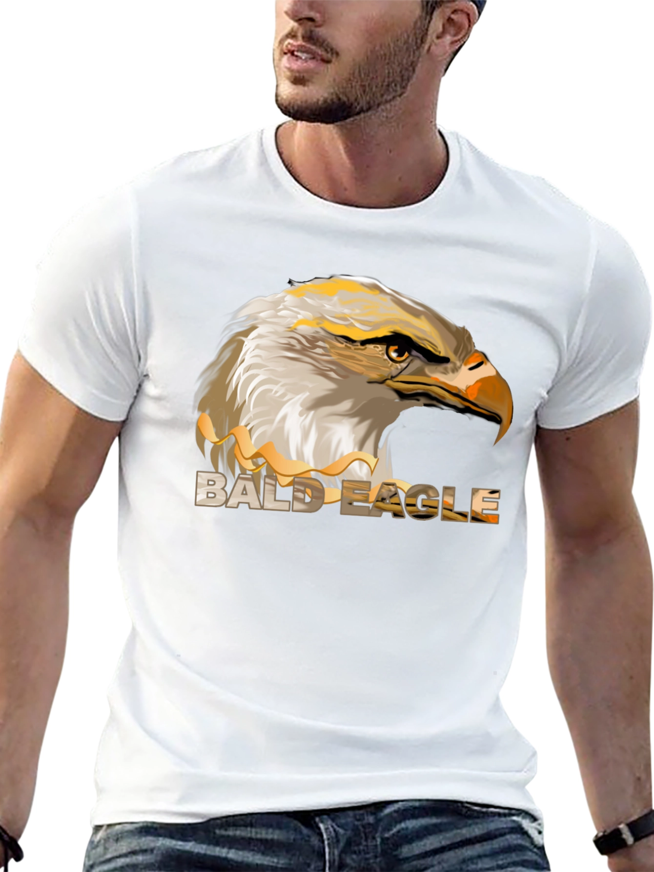 Bald Eagle Graphic Tee - Patriotic Design