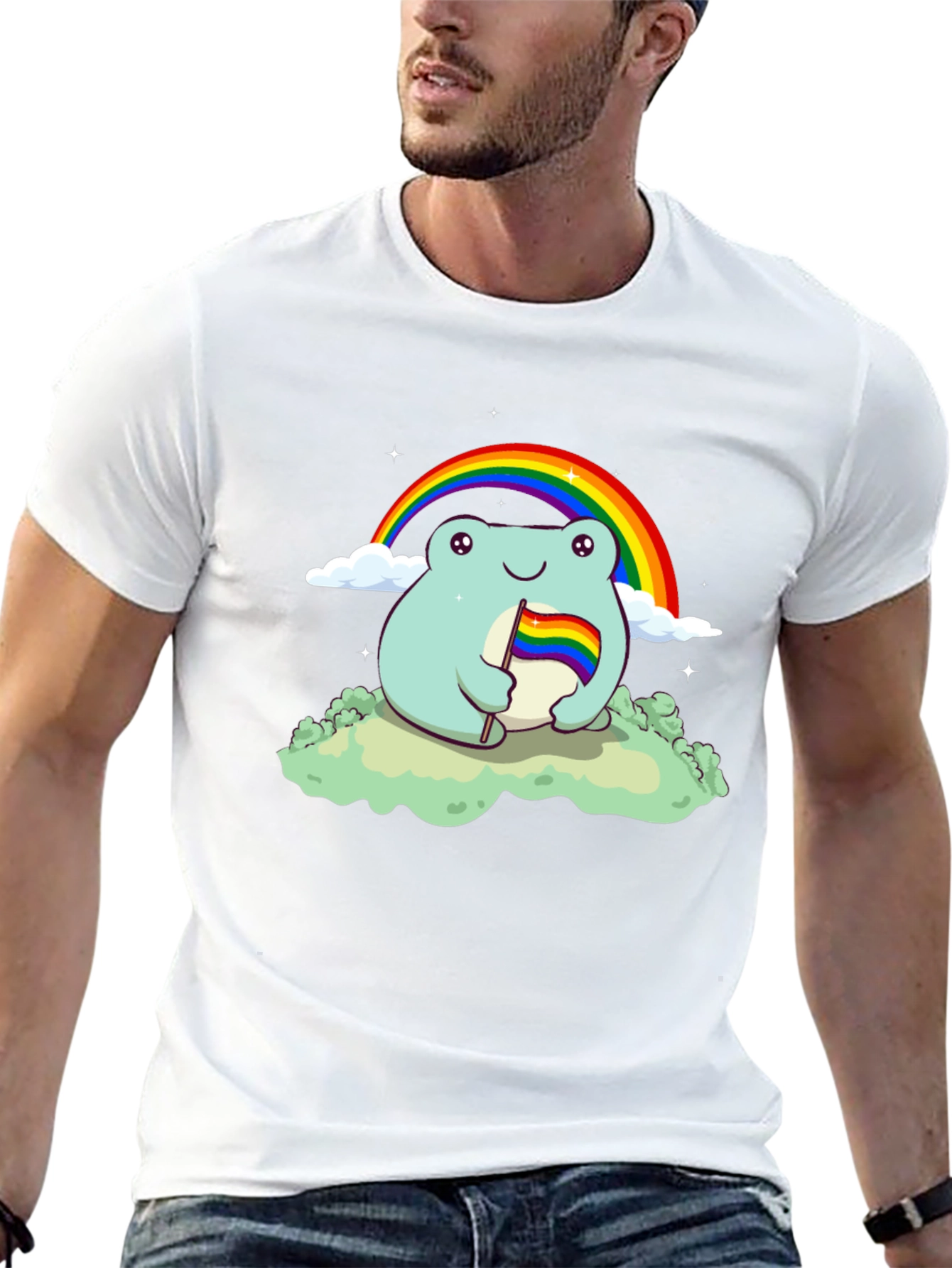 Rainbow Frog LGBTQ+ Pride T-Shirt