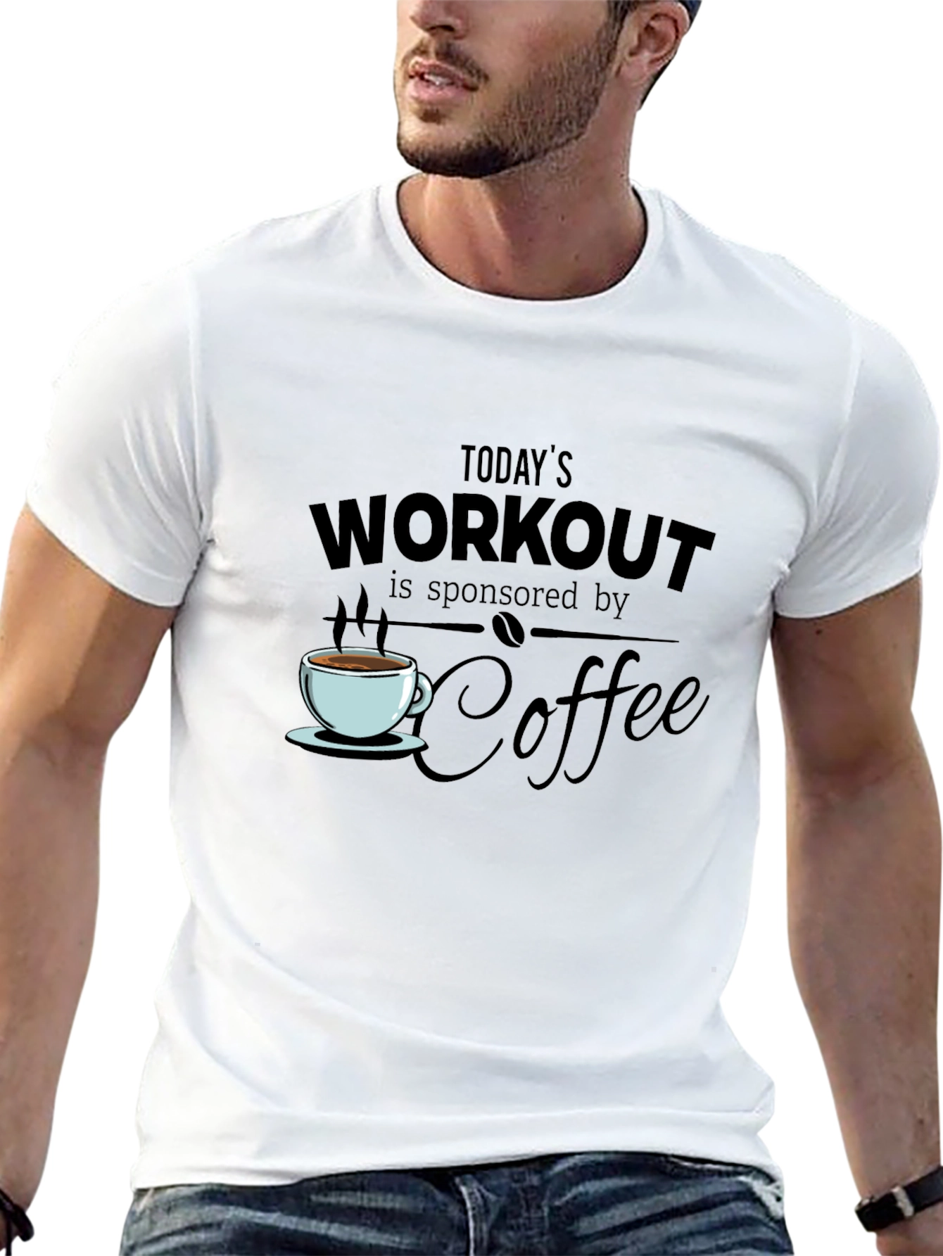 Workout Coffee T-Shirt - Sponsored by Coffee!
