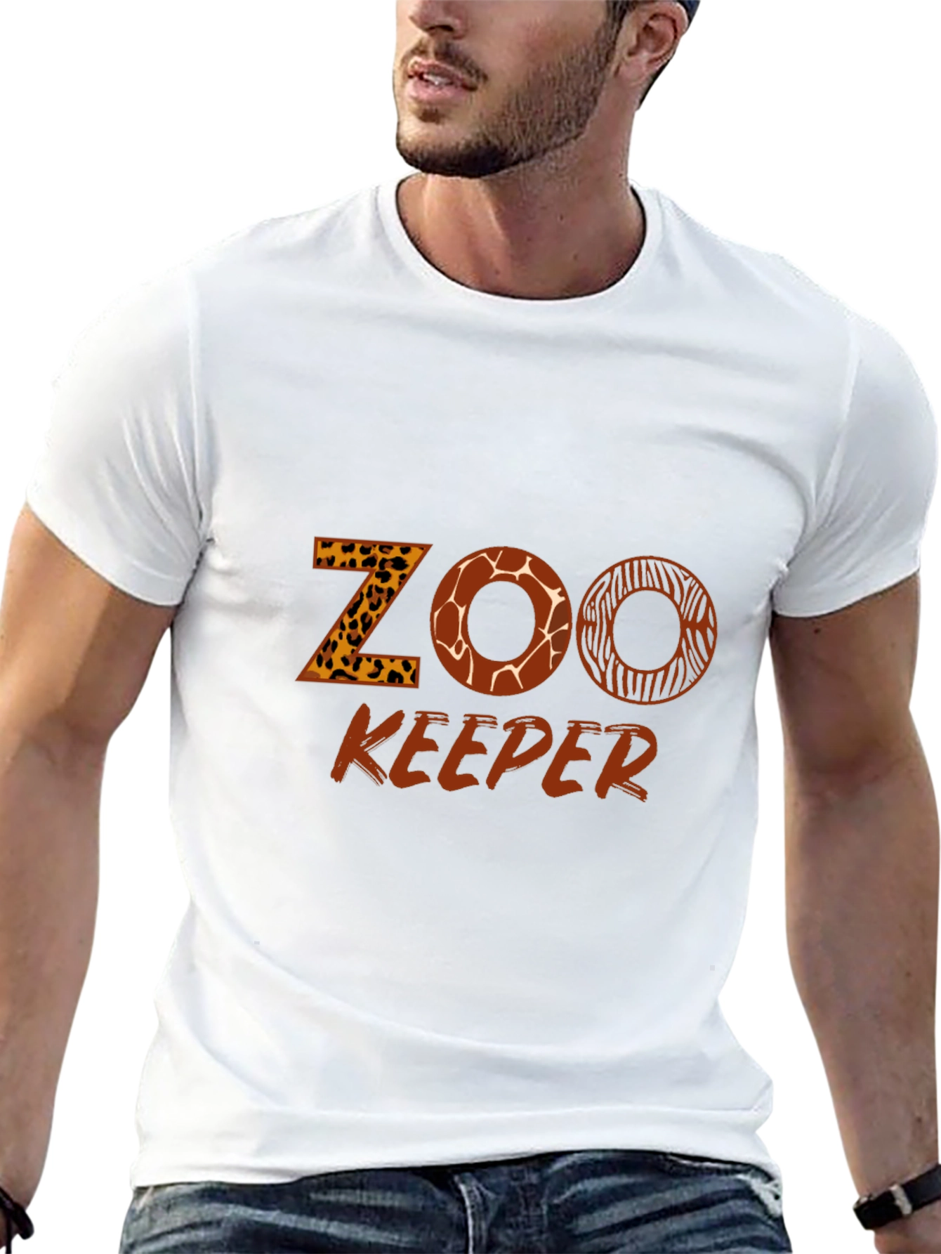 Zoo Keeper Animal Print T-Shirt