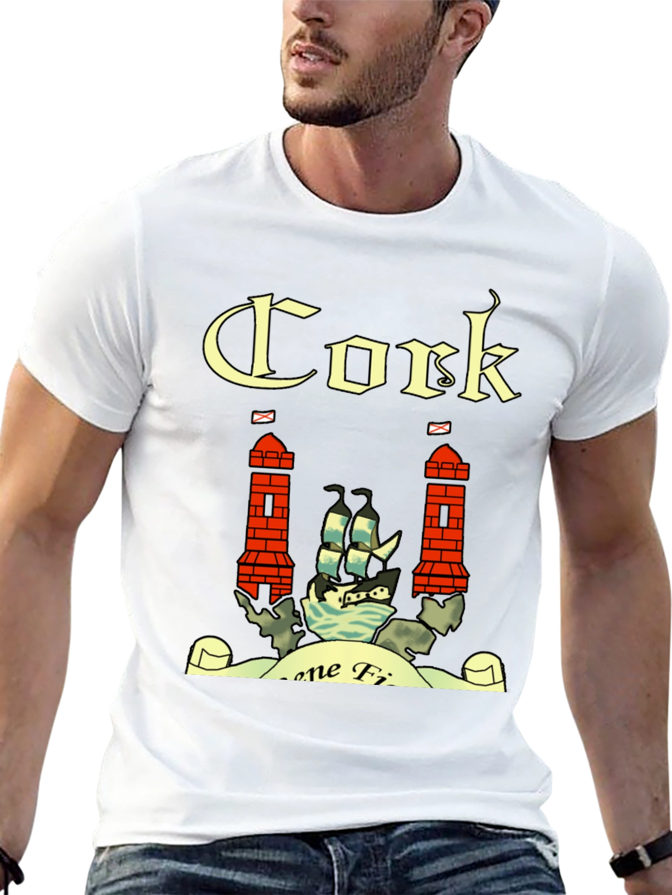 Cork Ireland Crest Graphic T-Shirt