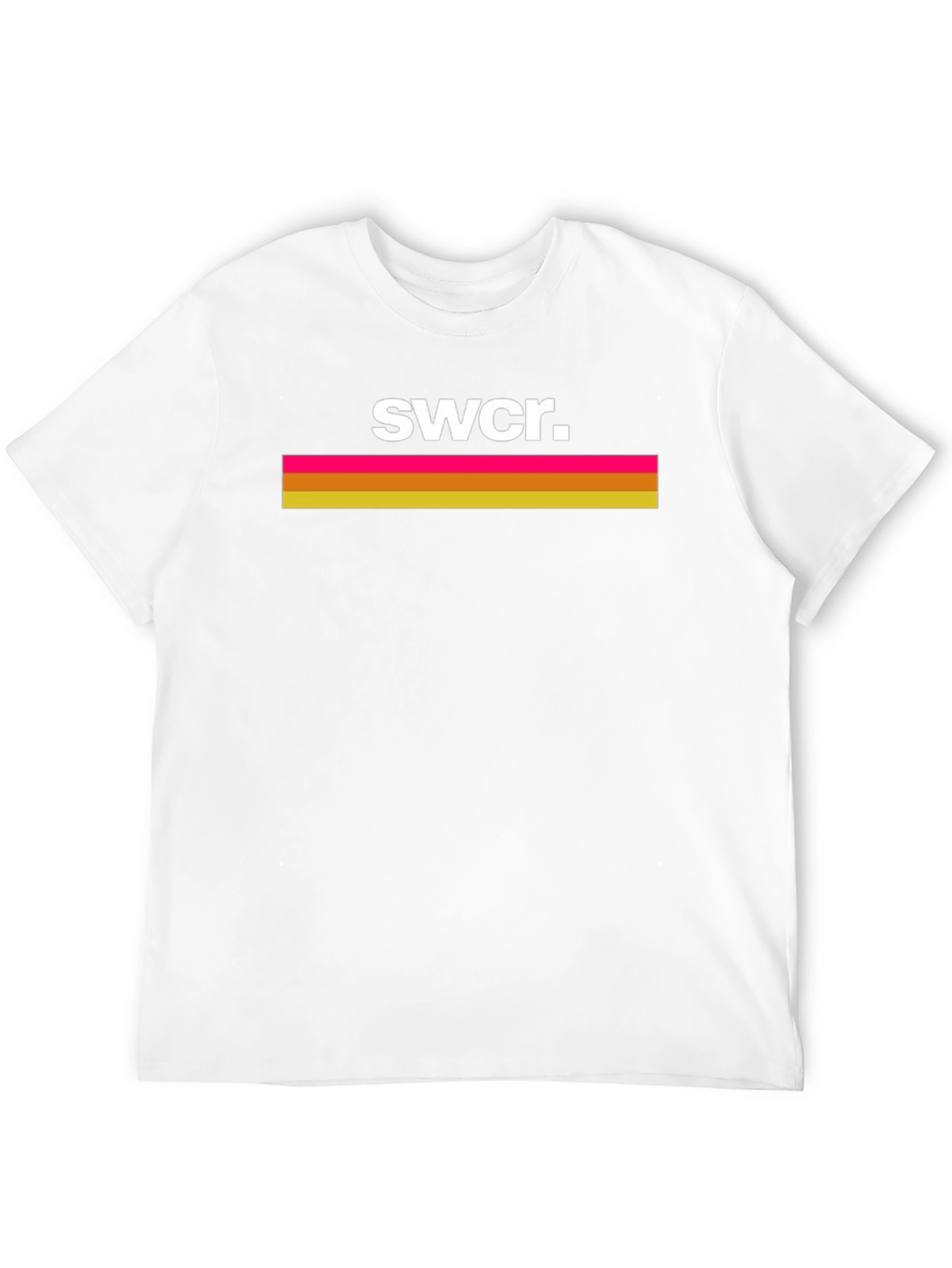 SWCR Retro Striped Graphic Black T-Shirt