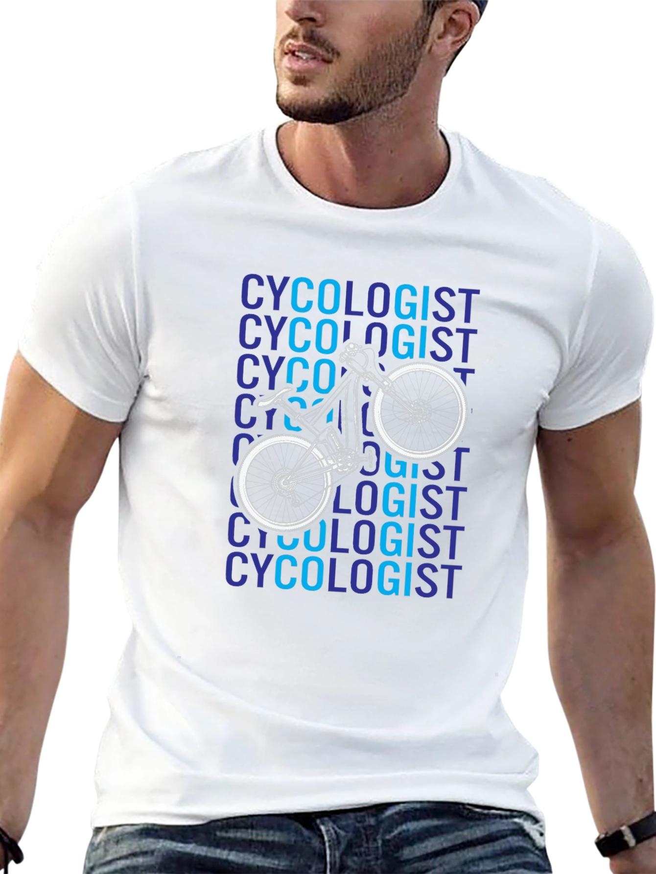 Cyclologist Graphic Tee - Black Cotton T-Shirt