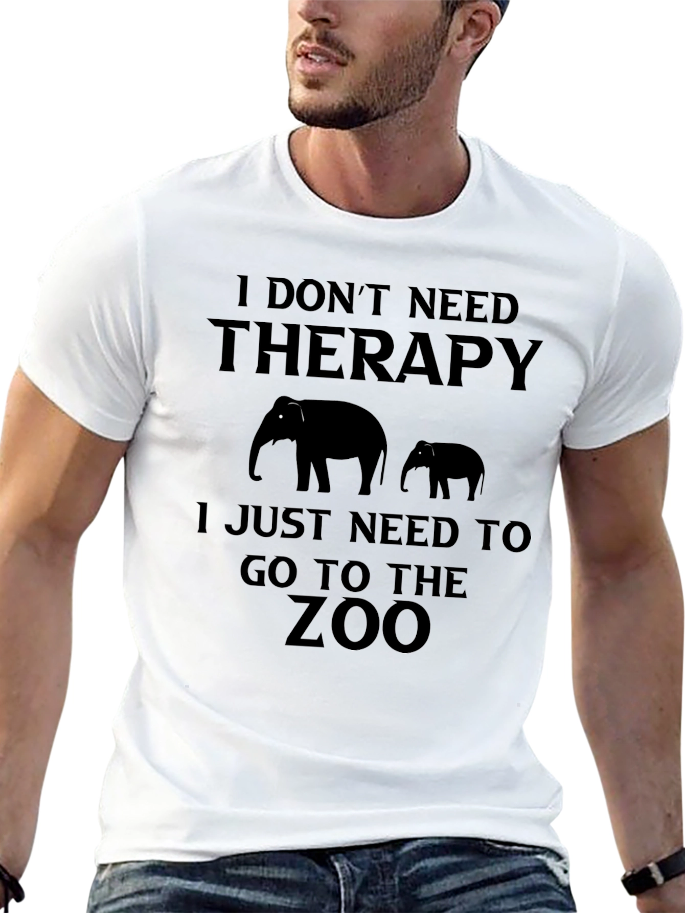 Zoo Therapy T-Shirt - Elephant Graphic Tee