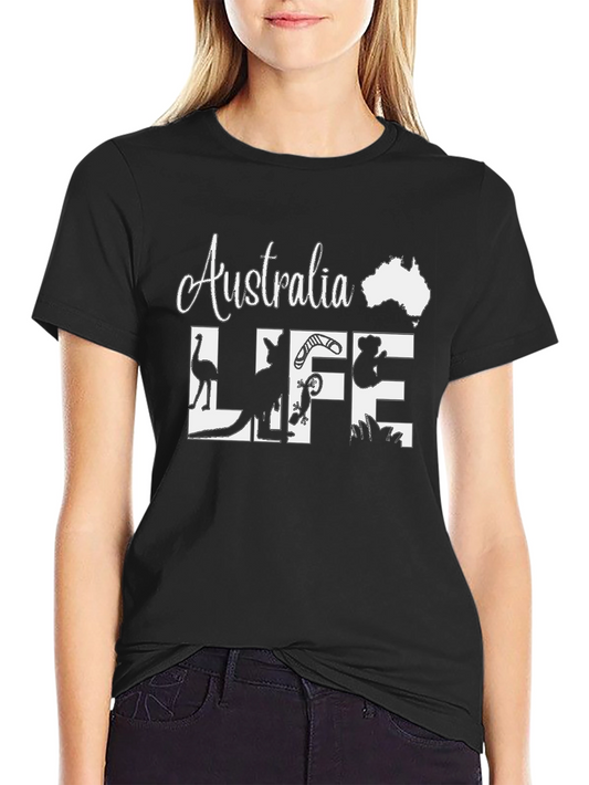 Australia Life Graphic Tee - Black