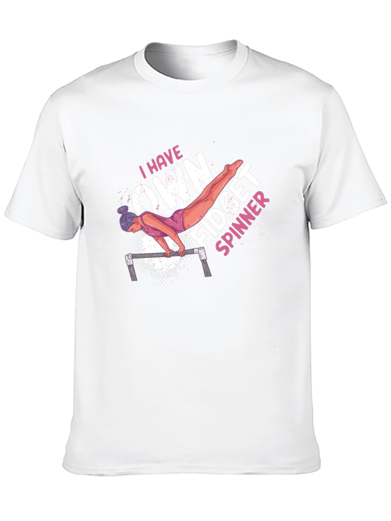 Gymnast Fidget Spinner Graphic Tee