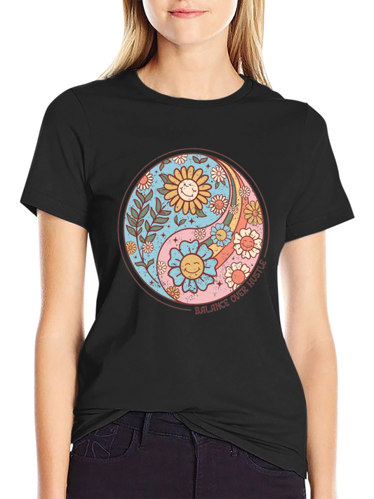 Balance Over Hustle Graphic T-Shirt