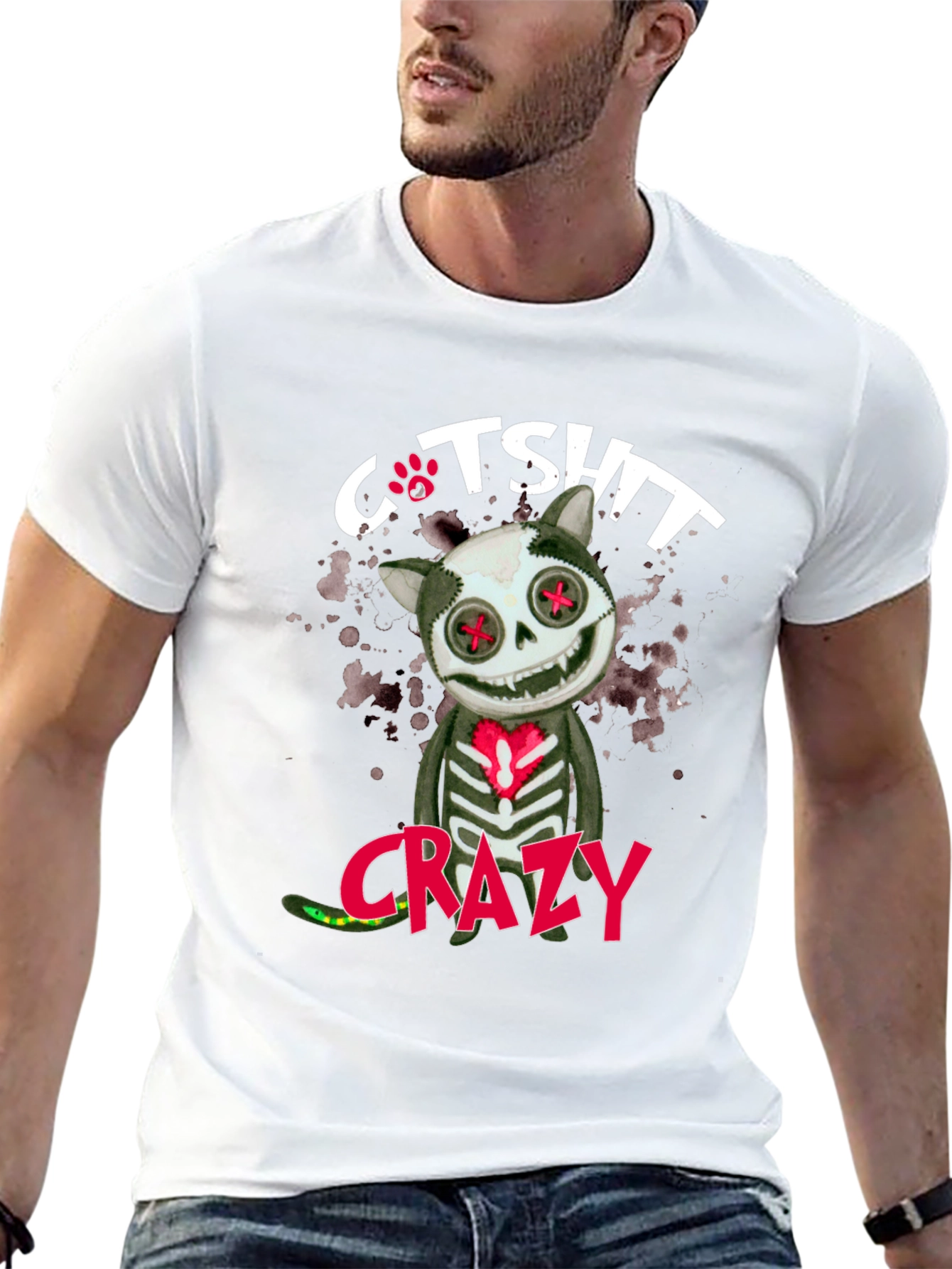 Crazy Cat T-Shirt