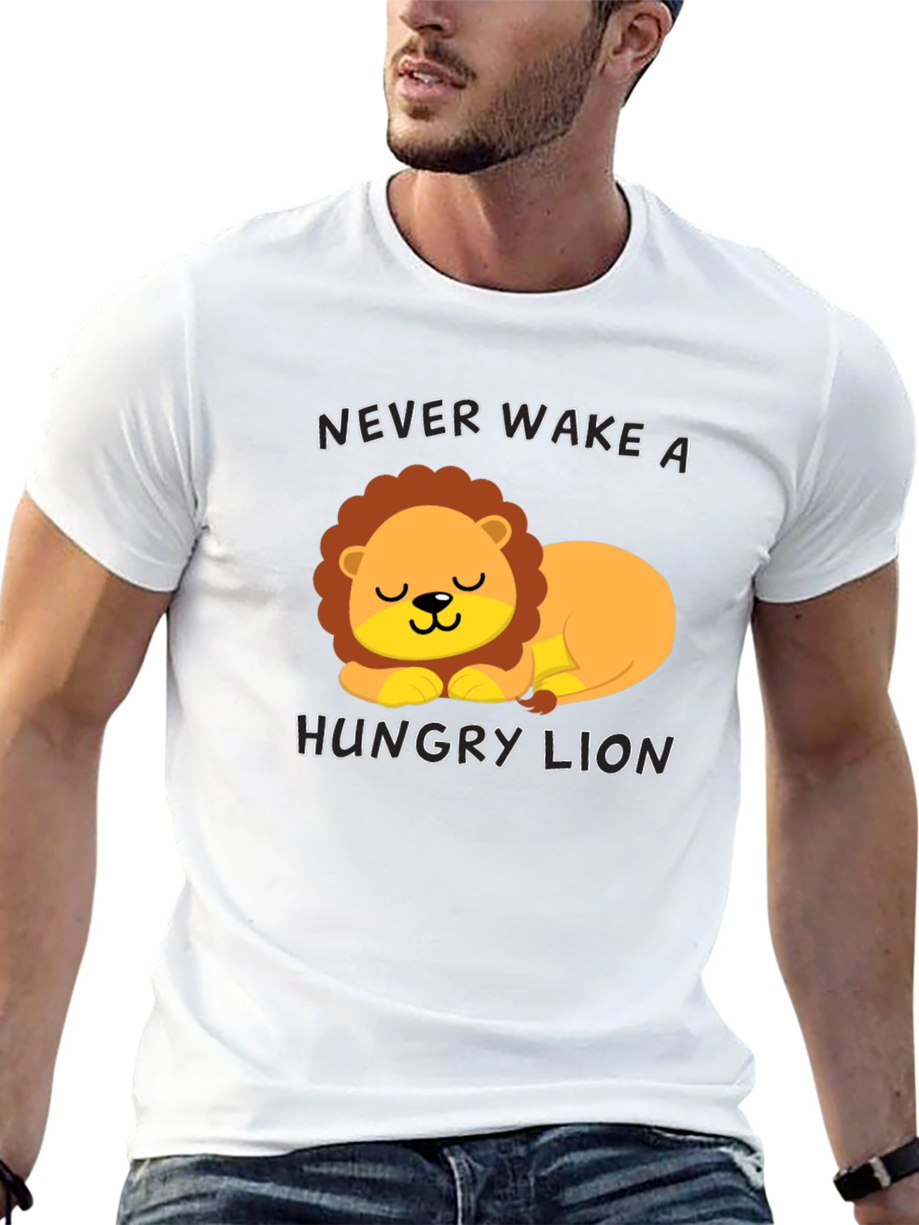 Never Wake a Hungry Lion T-Shirt