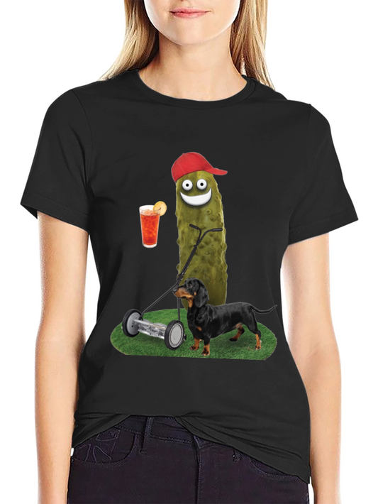 Funny Pickle & Dog T-Shirt
