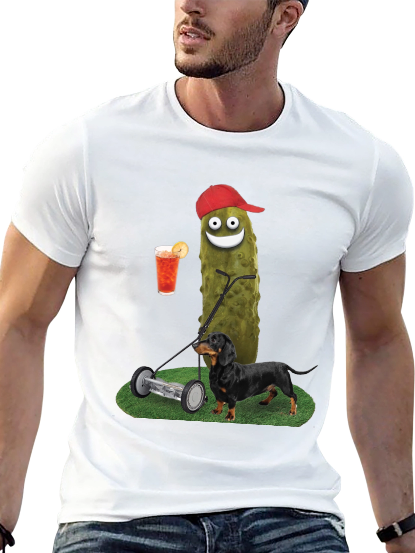 Funny Pickle & Dog T-Shirt