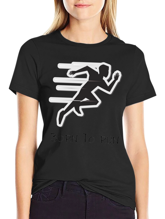 Born to Run Graphic Tee - Athletic Style