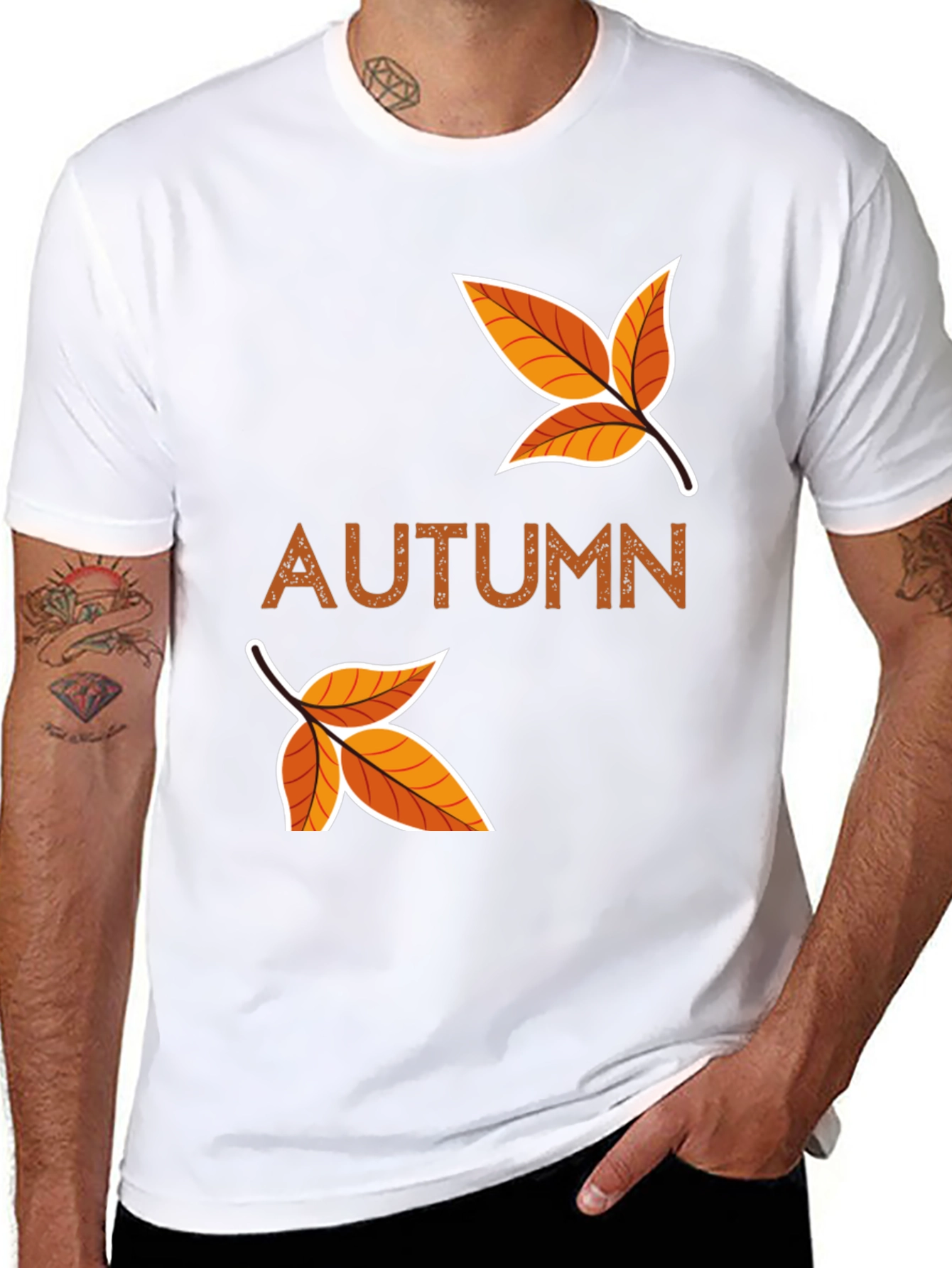 Autumn Leaf Graphic T-Shirt