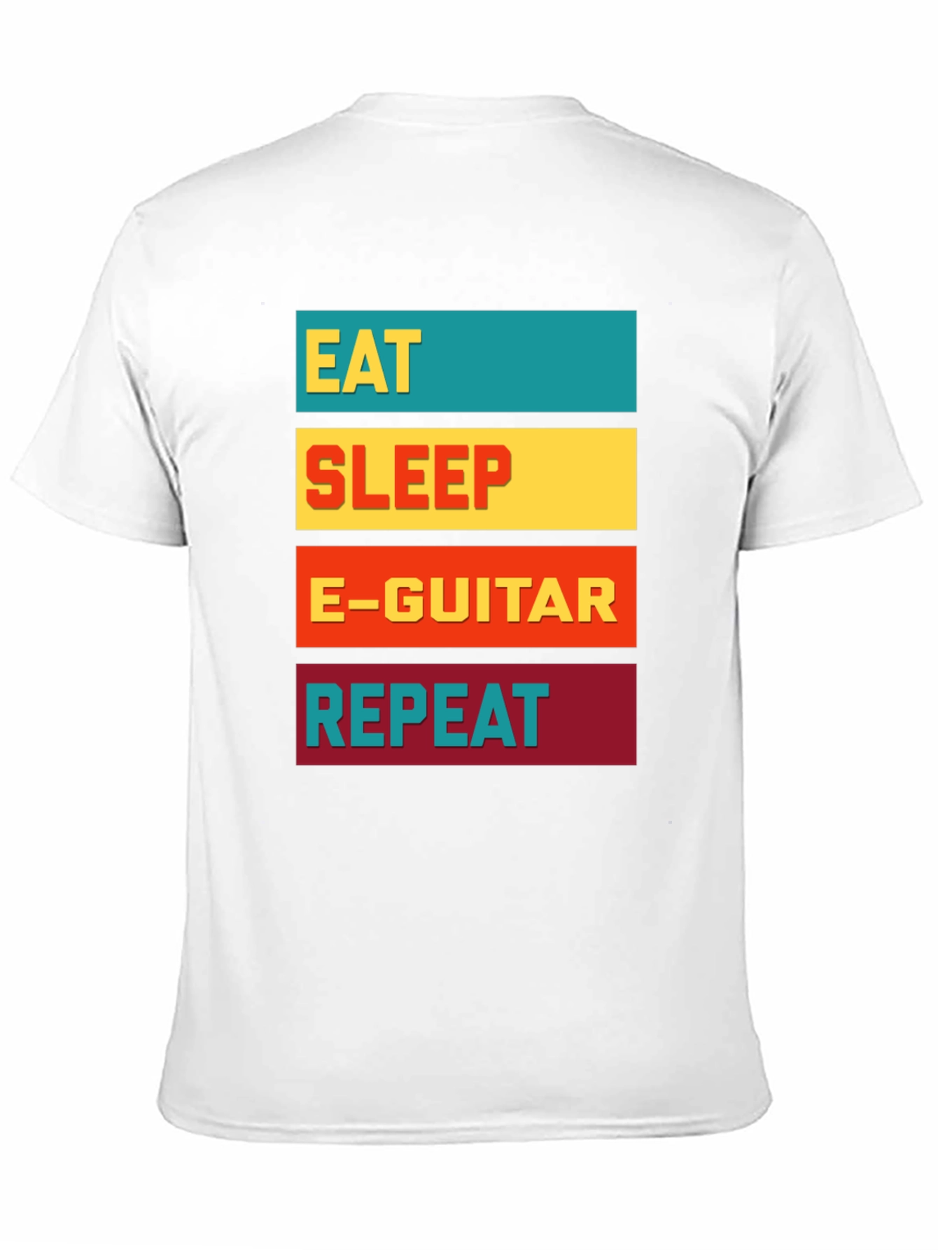 Eat Sleep E-Guitar Repeat Graphic Tee