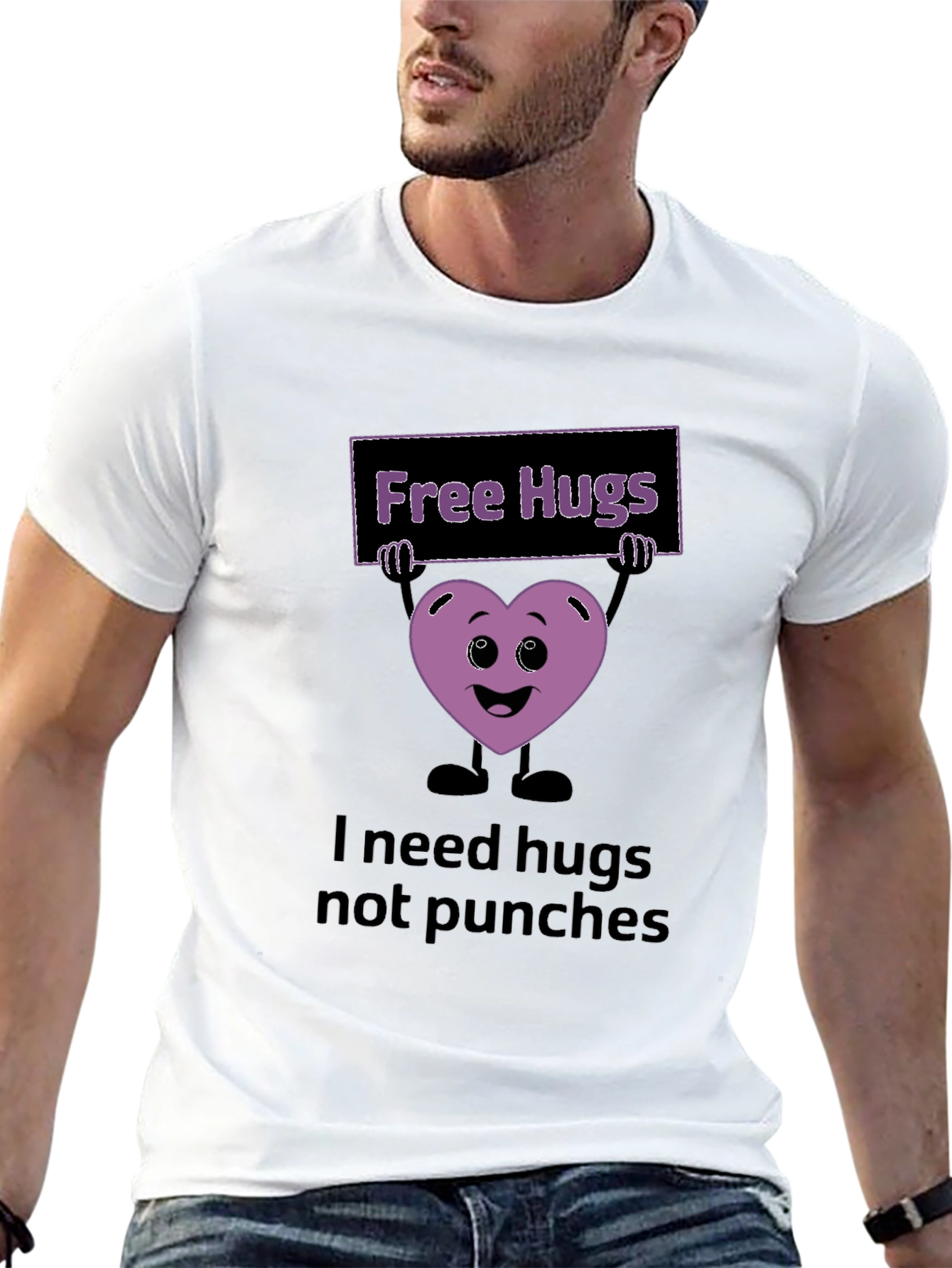 Free Hugs Graphic T-Shirt