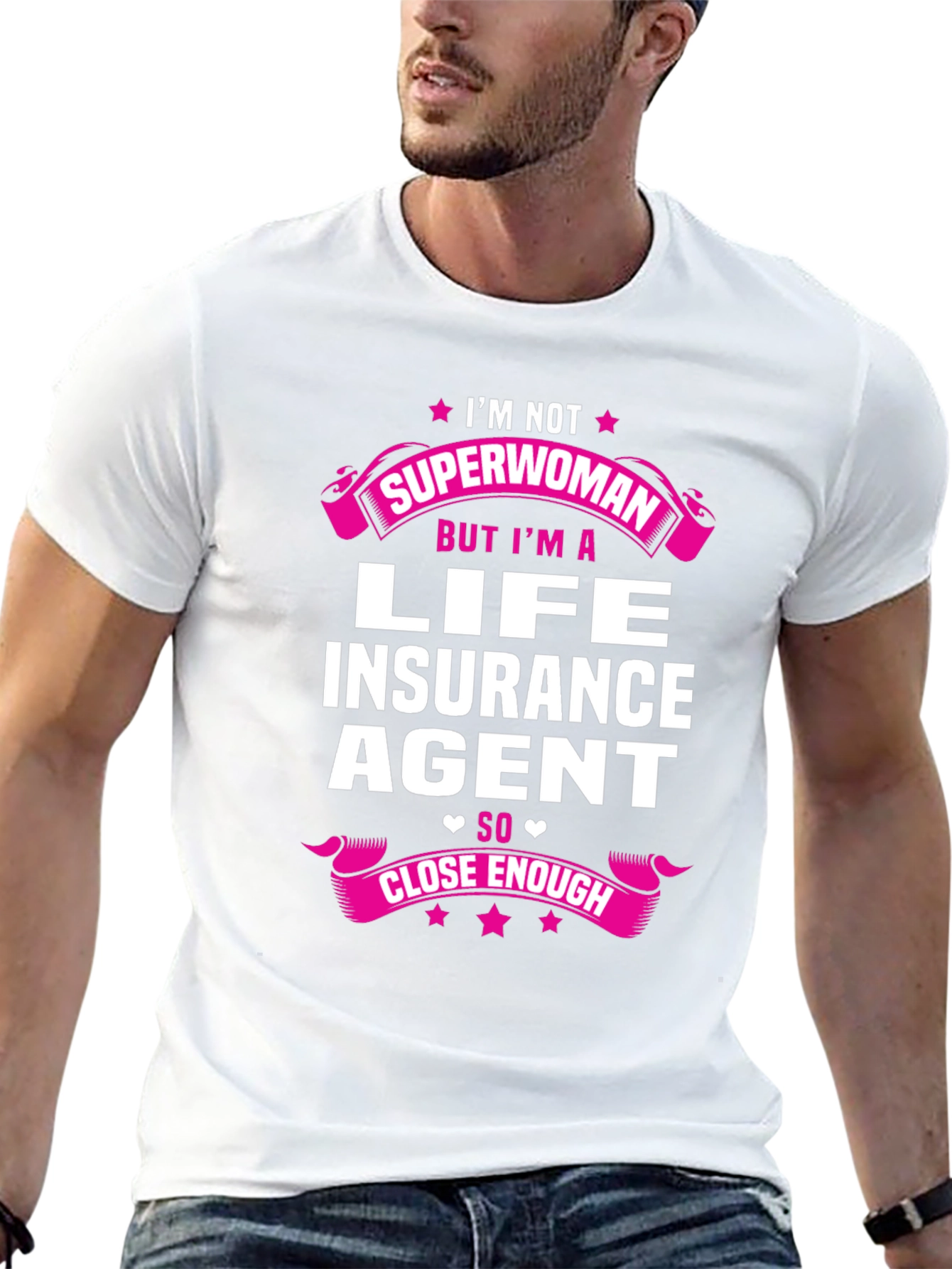Life Insurance Agent Superwoman Funny T-Shirt