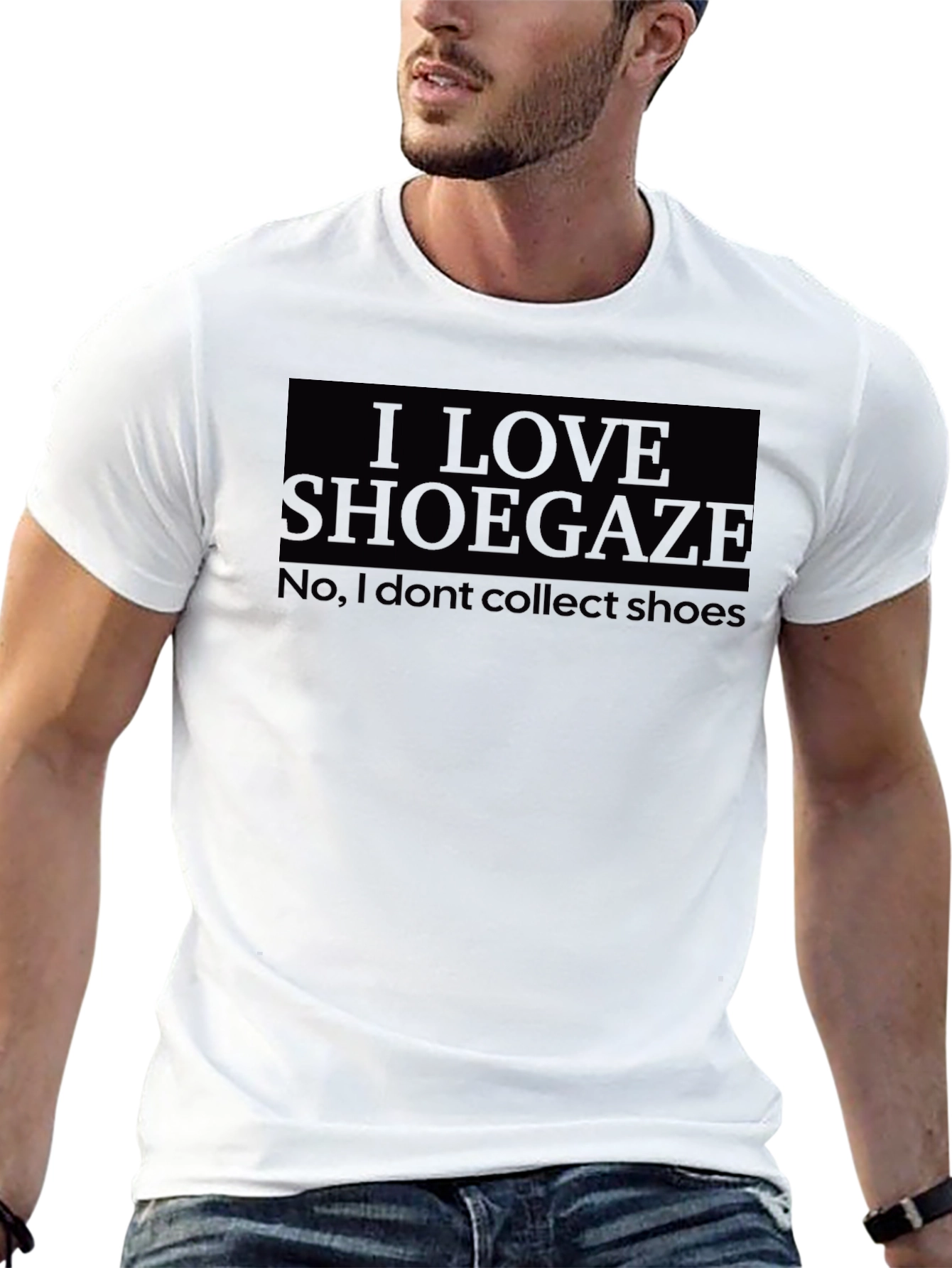 I Love Shoegaze Graphic T-Shirt - Unisex Black Tee