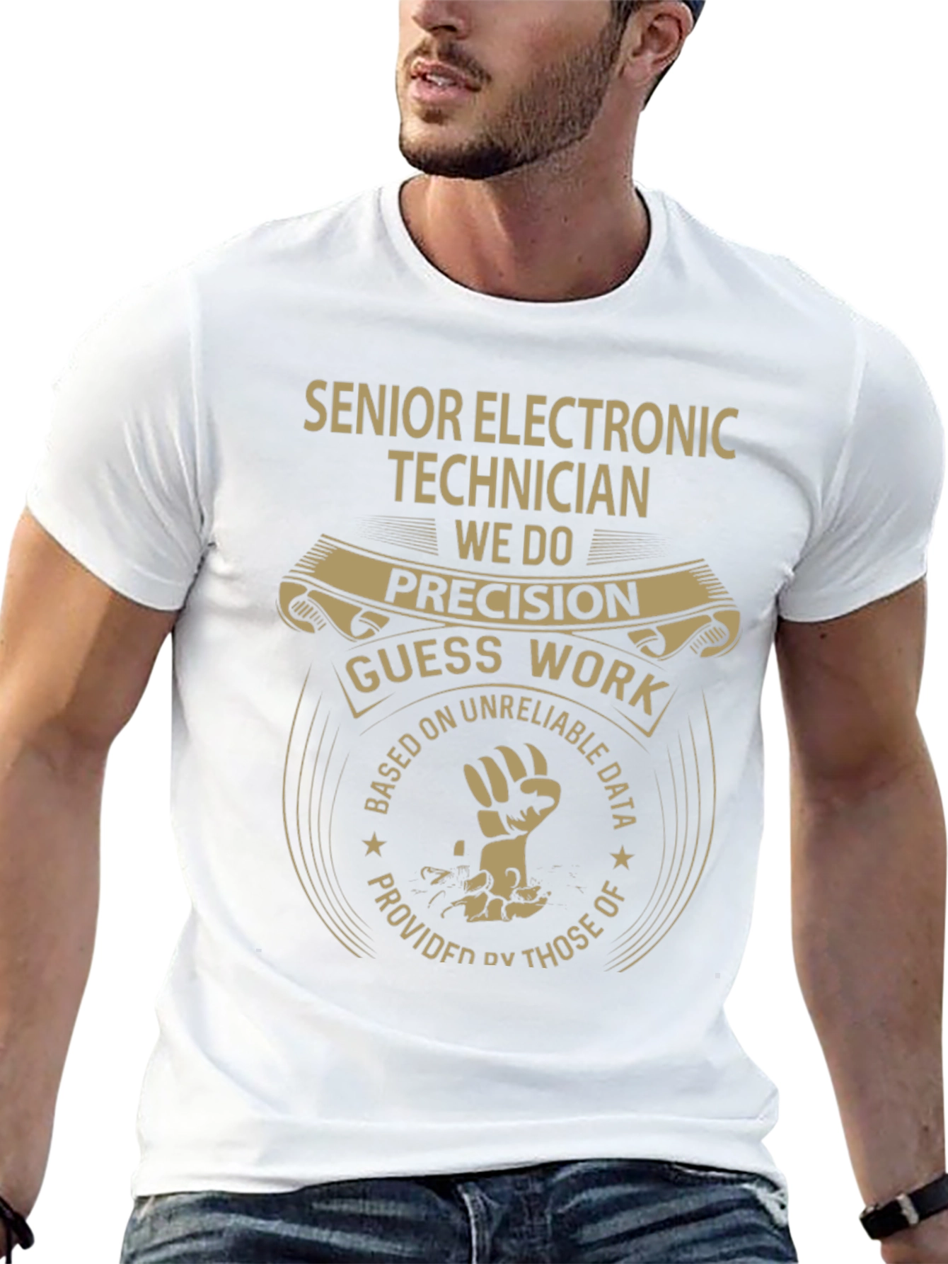 Senior Electronic Technician T-Shirt: Precision Design