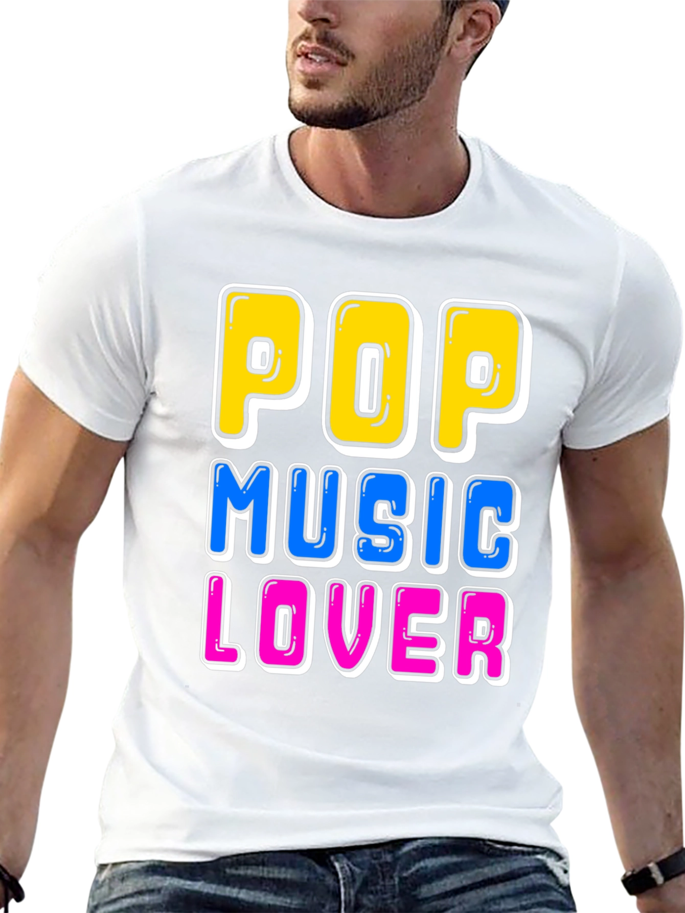 Pop Music Lover T-Shirt - Fun Graphic Tee