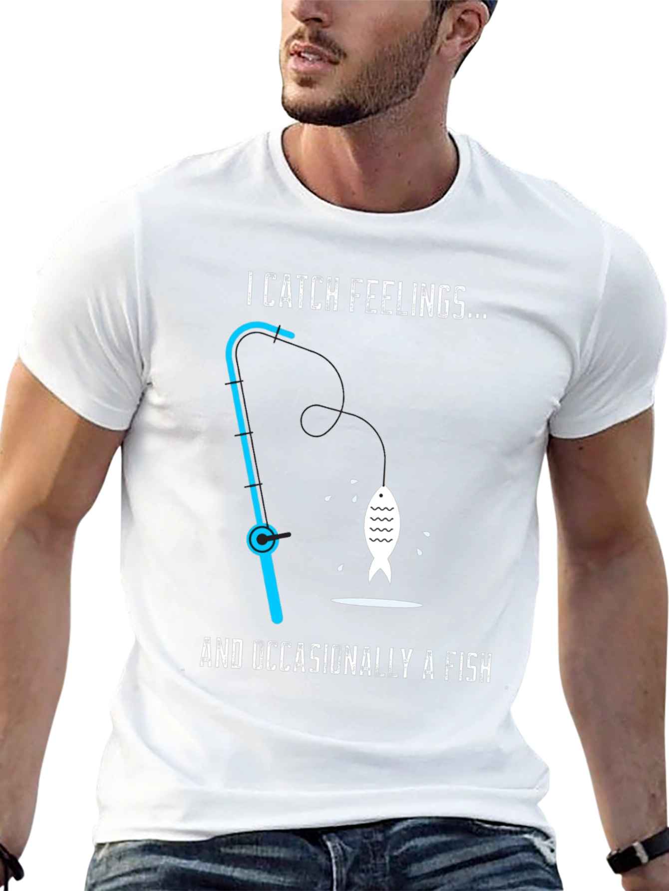 I Catch Feelings... Occasionally a Fish T-Shirt