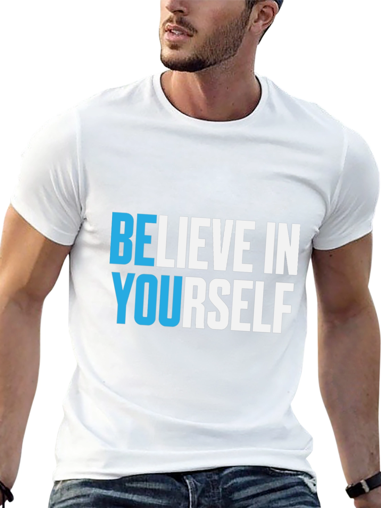 Believe In Yourself Black T-Shirt