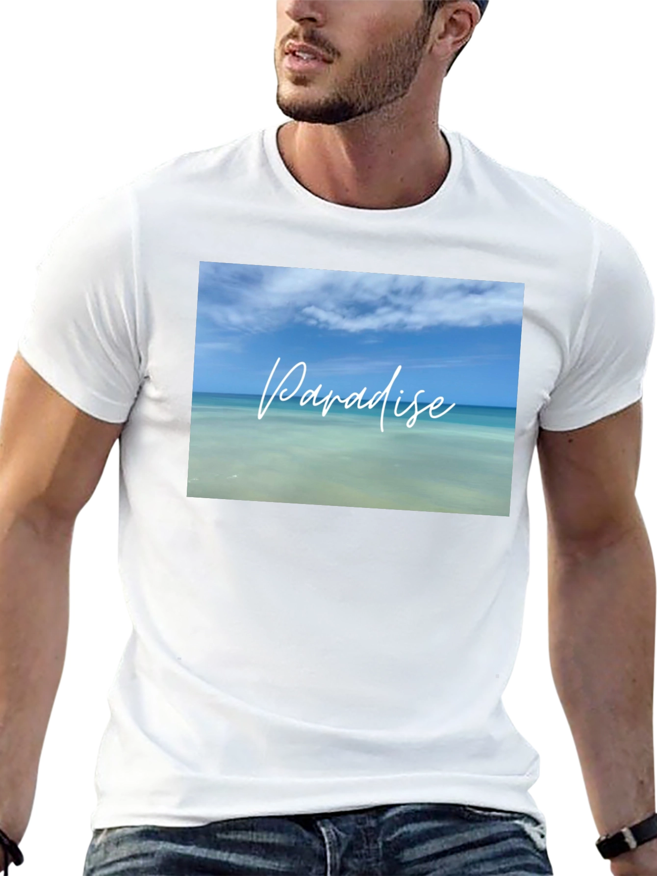 Paradise Beach Graphic T-Shirt