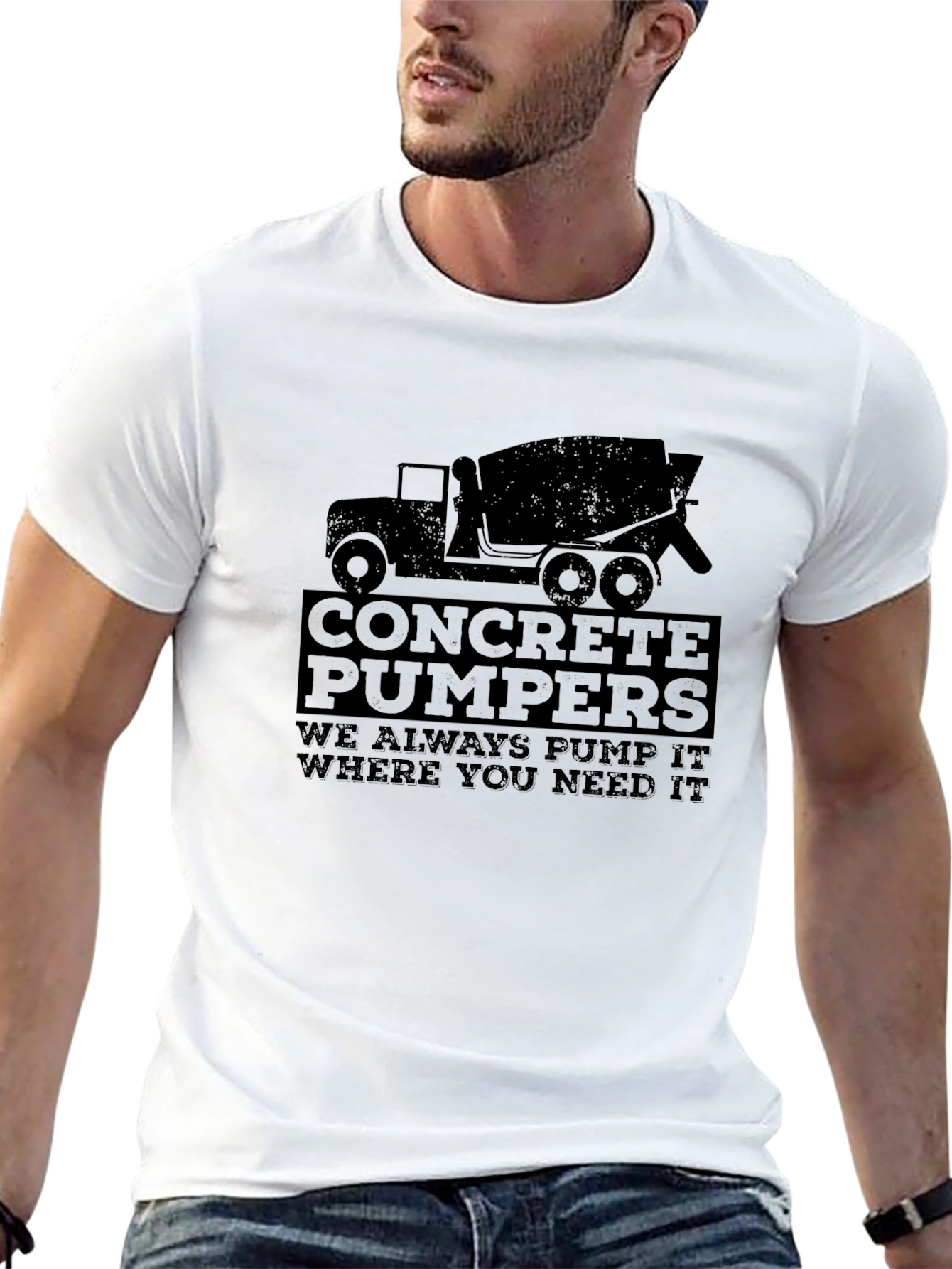 Concrete Pumpers Black T-Shirt