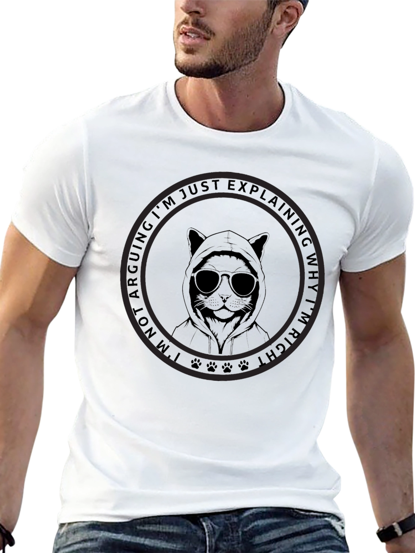 Cool Cat Tee: Explaining Why Im Right!