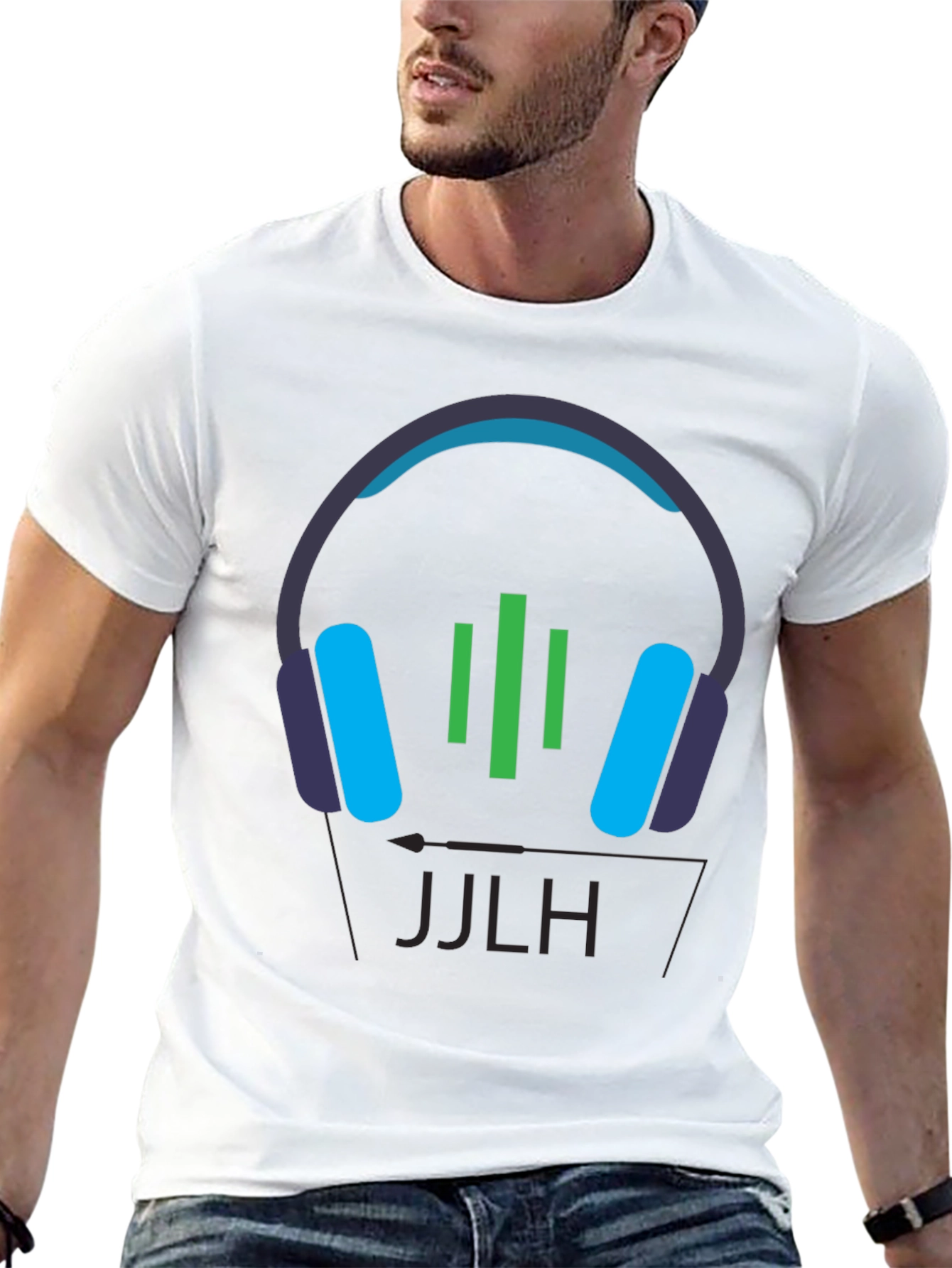 DJ Headphones Graphic Tee