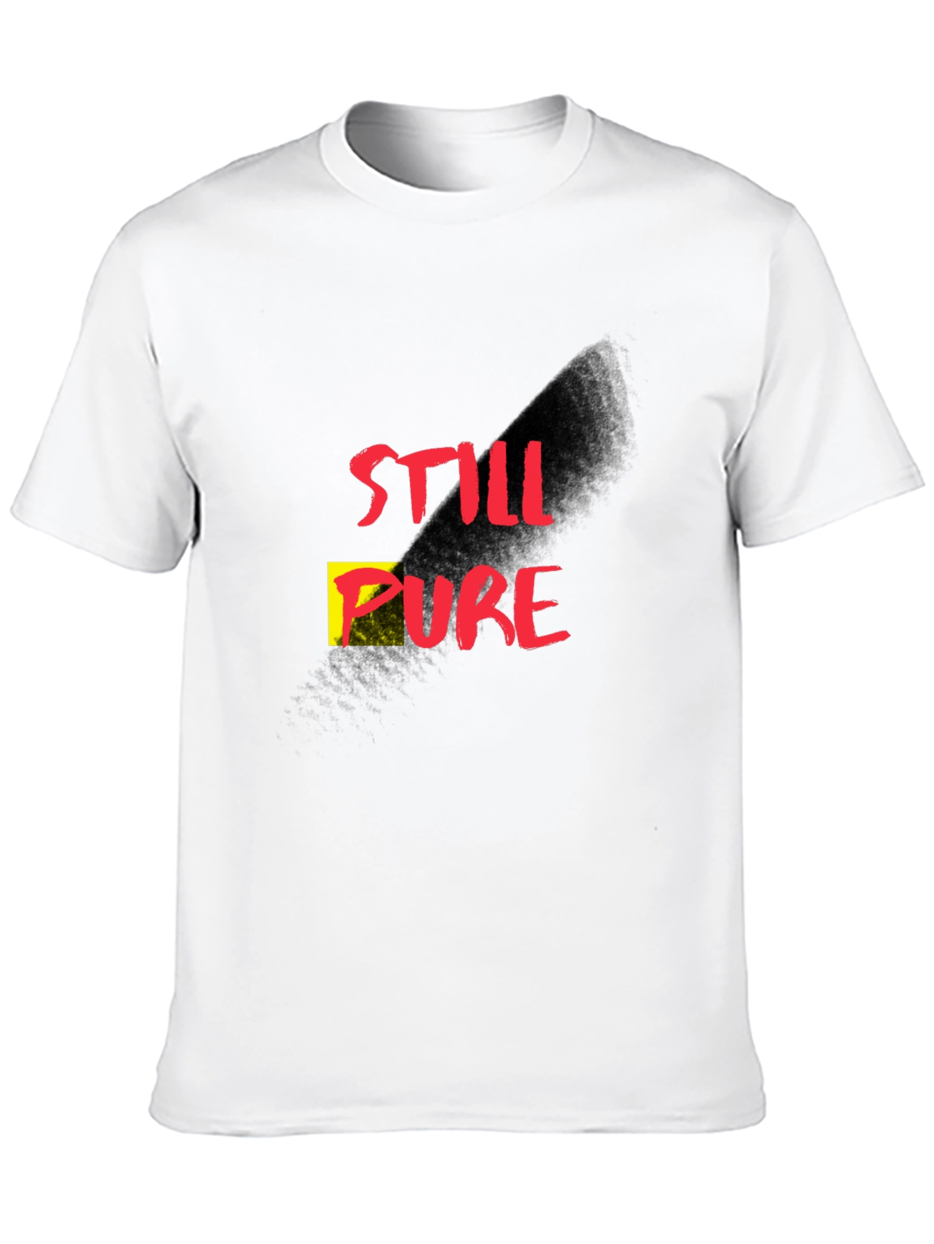 Still Pure Graphic Tee - Trendy Black T-Shirt