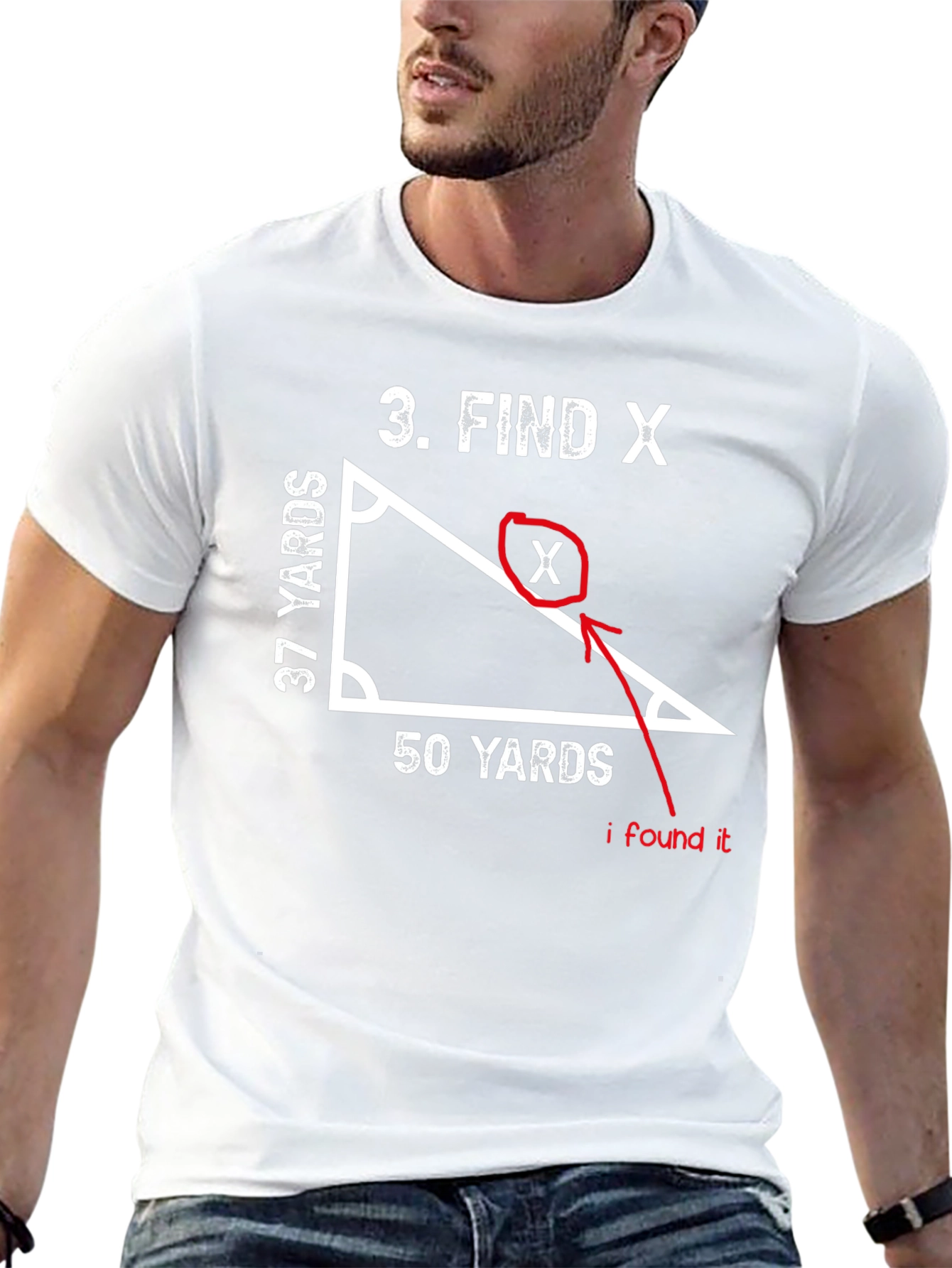 Find X Math T-Shirt - Solve the Equation