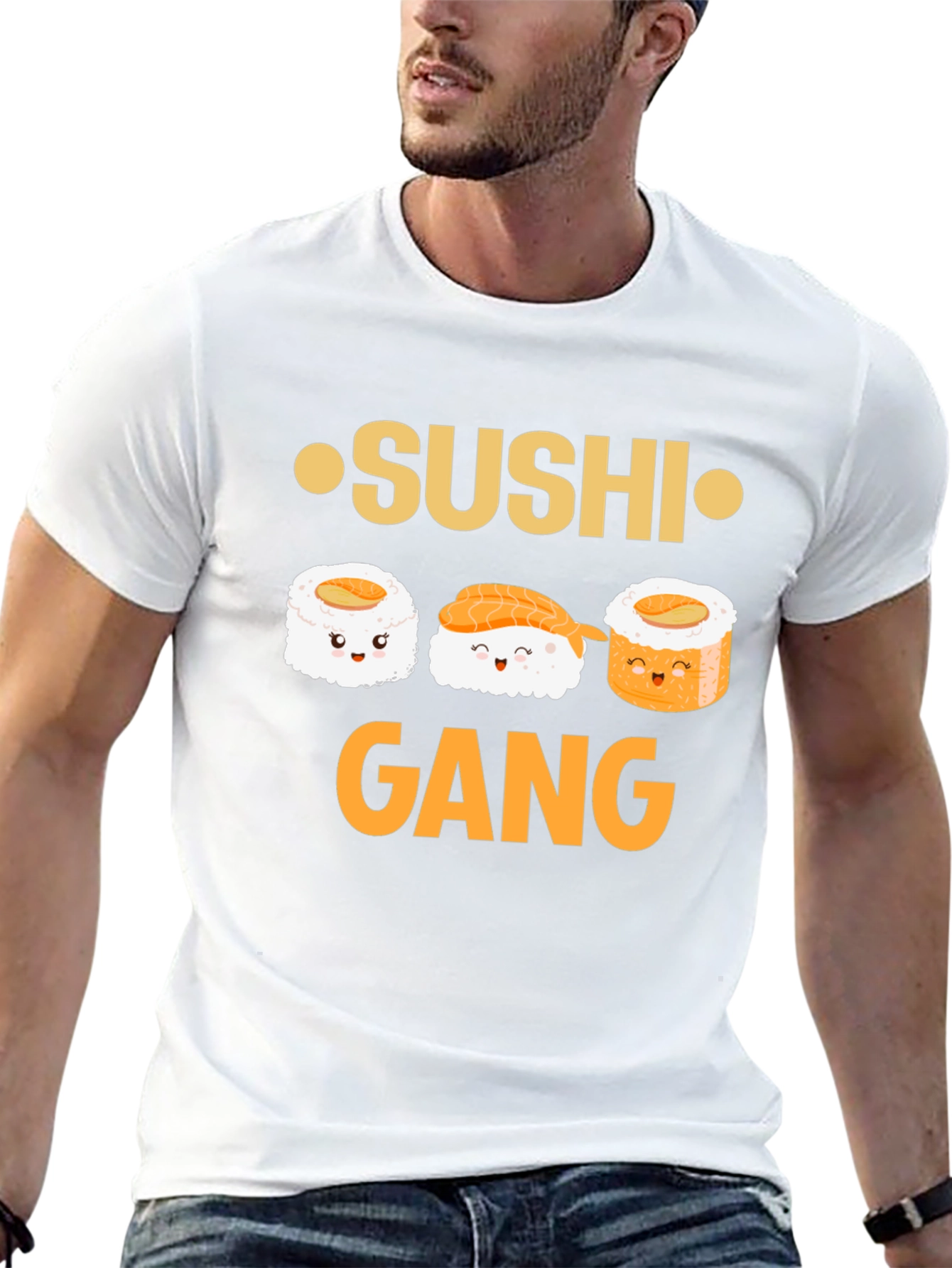 Sushi Gang Graphic Tee - Fun Sushi Lover T-Shirt