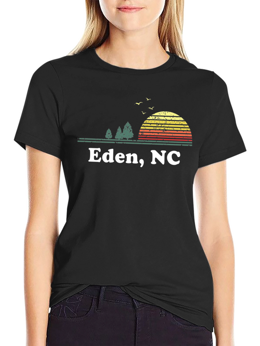 Eden NC Retro Sunset T-Shirt