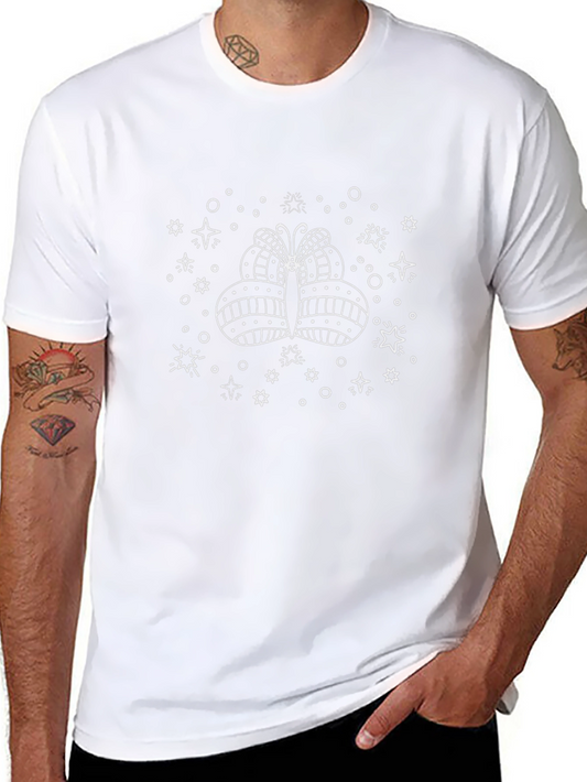 Butterfly & Stars Graphic Black T-Shirt