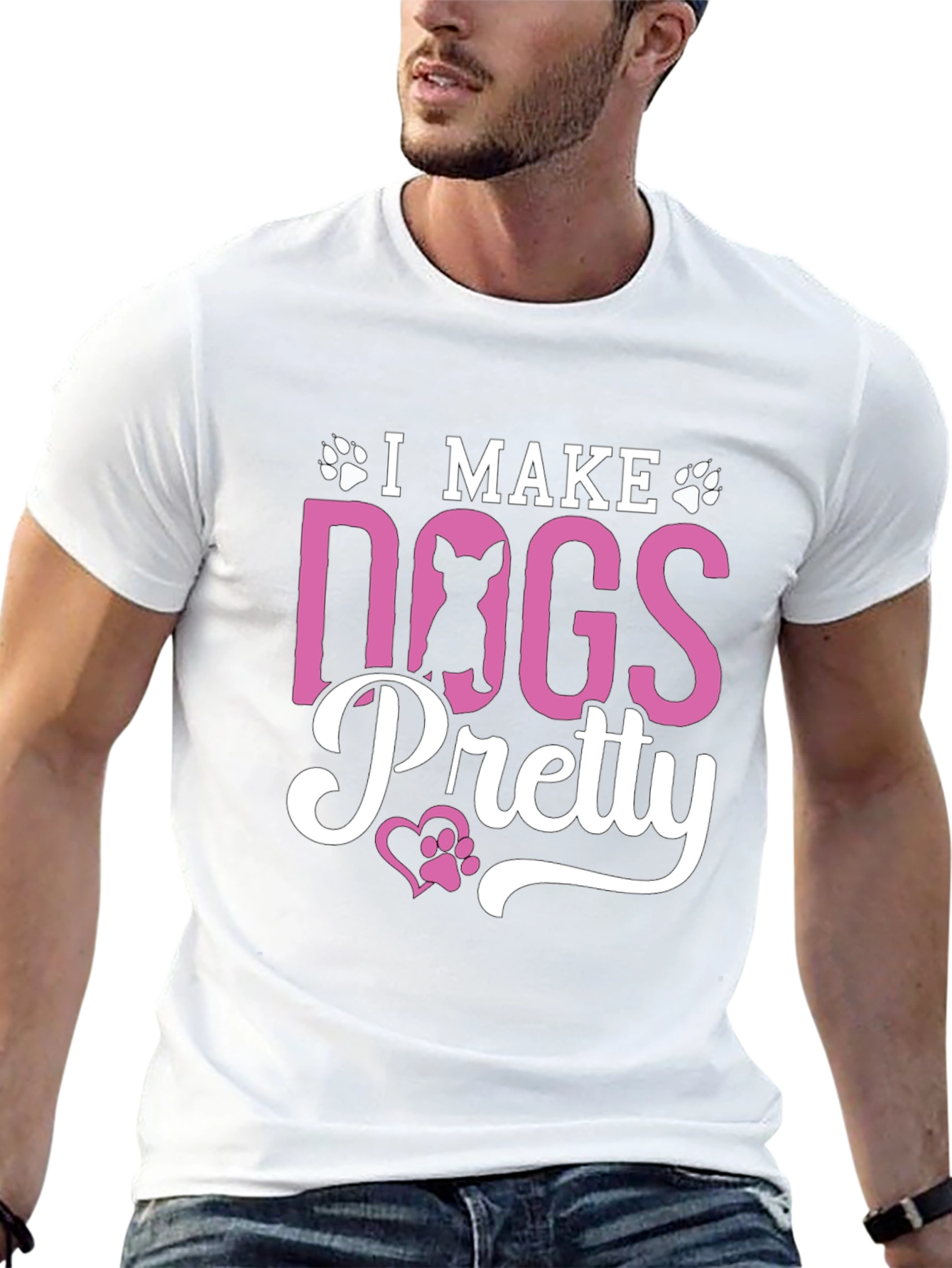 I Make Dogs Pretty Black T-Shirt
