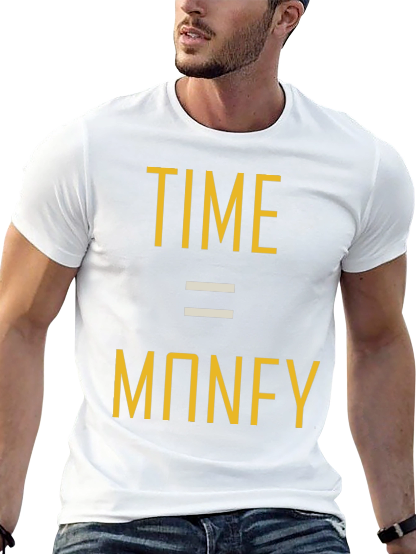 Time is Money Graphic Tee - Black Unisex T-Shirt