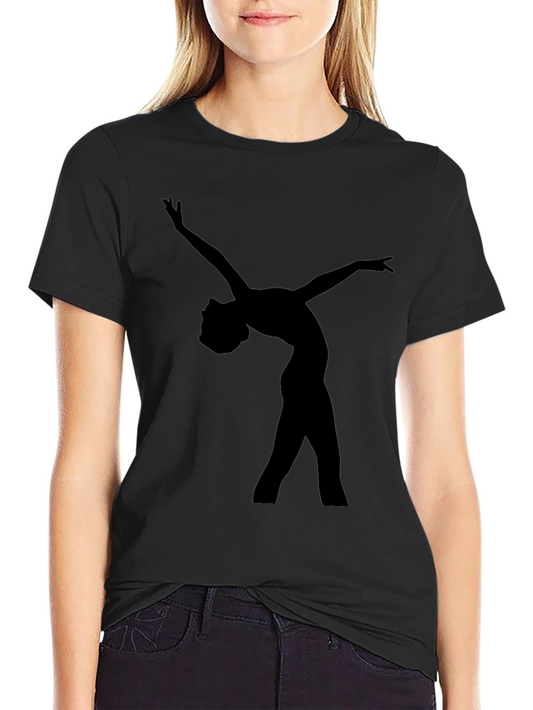 Black Dancer Silhouette Graphic Tee - Unisex