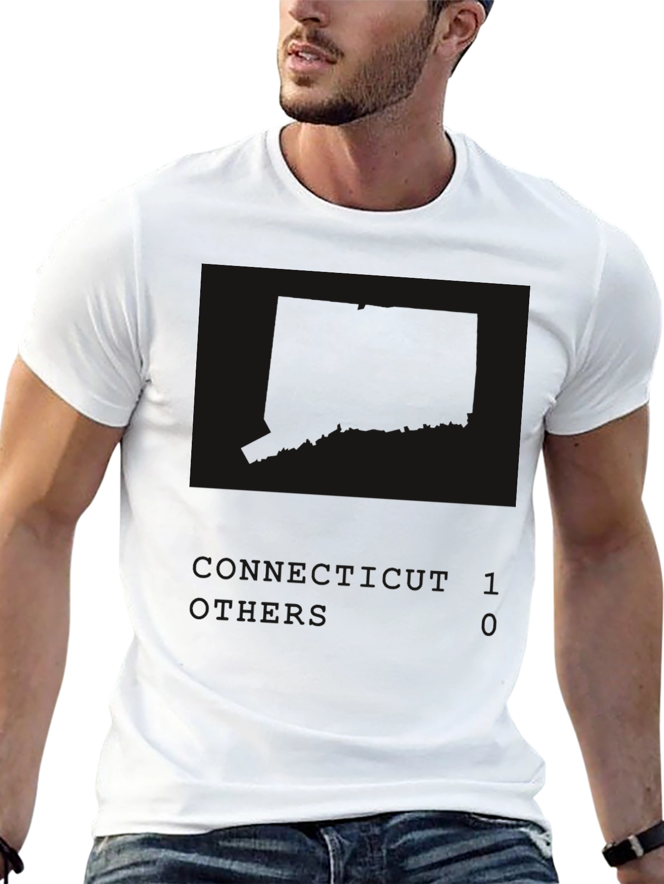 Mens Black Graphic T-Shirt