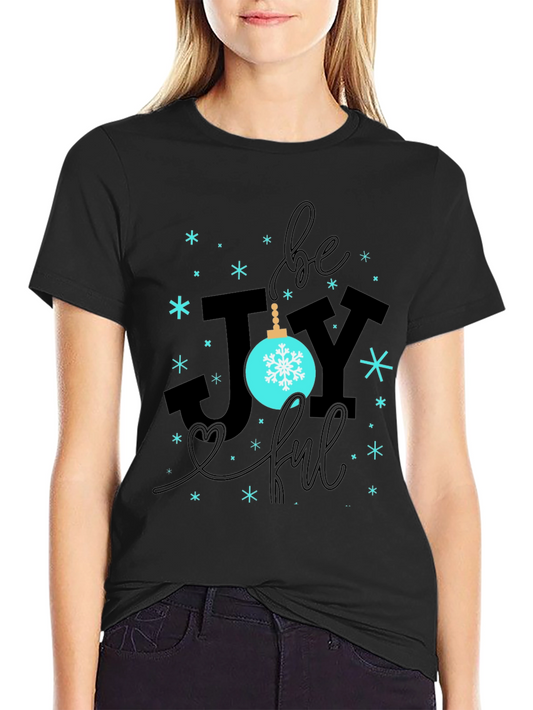Be Joyful Black Graphic Tee